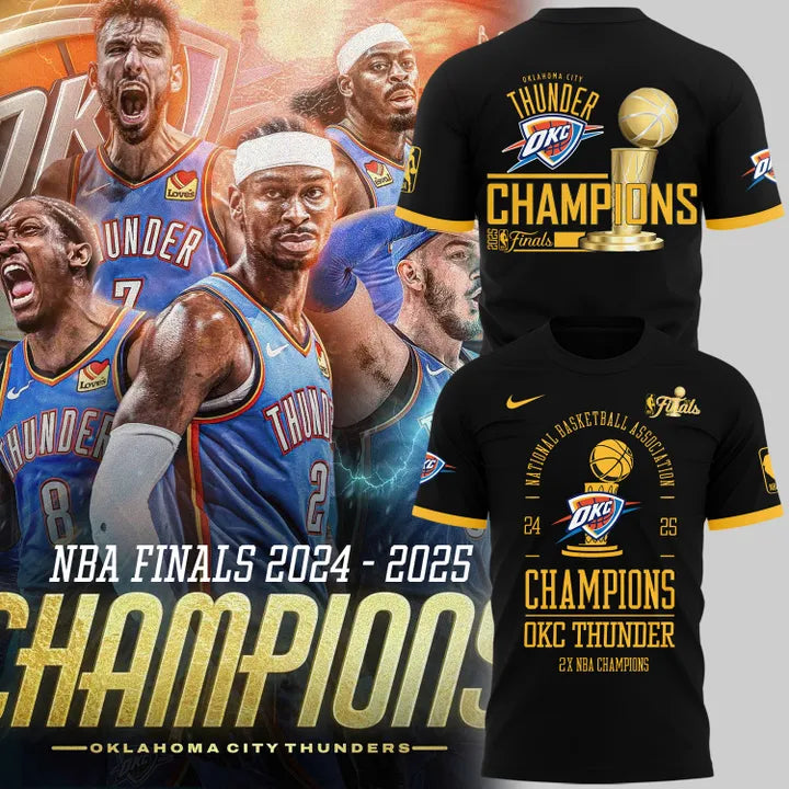 OKC NBA Finals Champions 2025 V38 Shirt DDT TTV