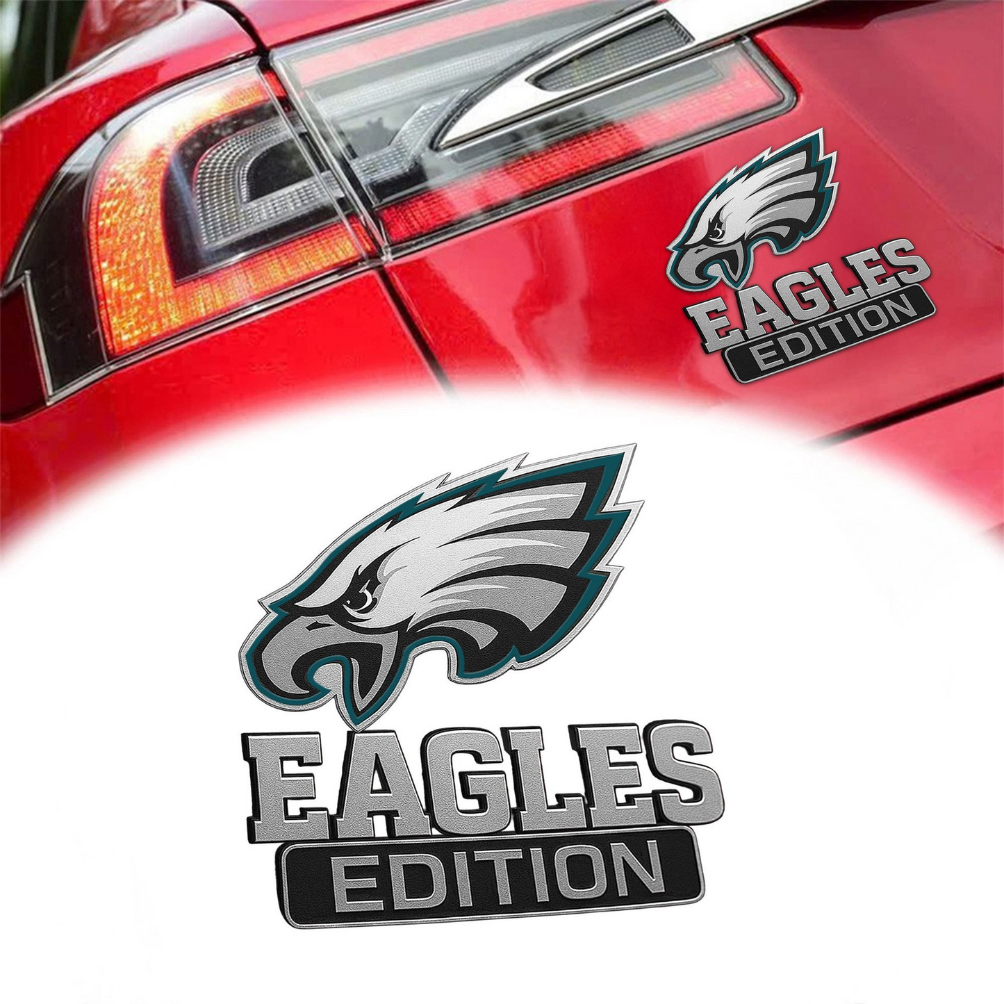 PE Premium 3D Car Name Badge DDT TTV