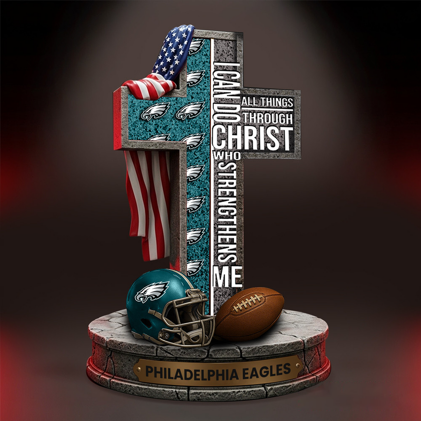 PHI x NFL Premium Acrylic Block DATND TANTD
