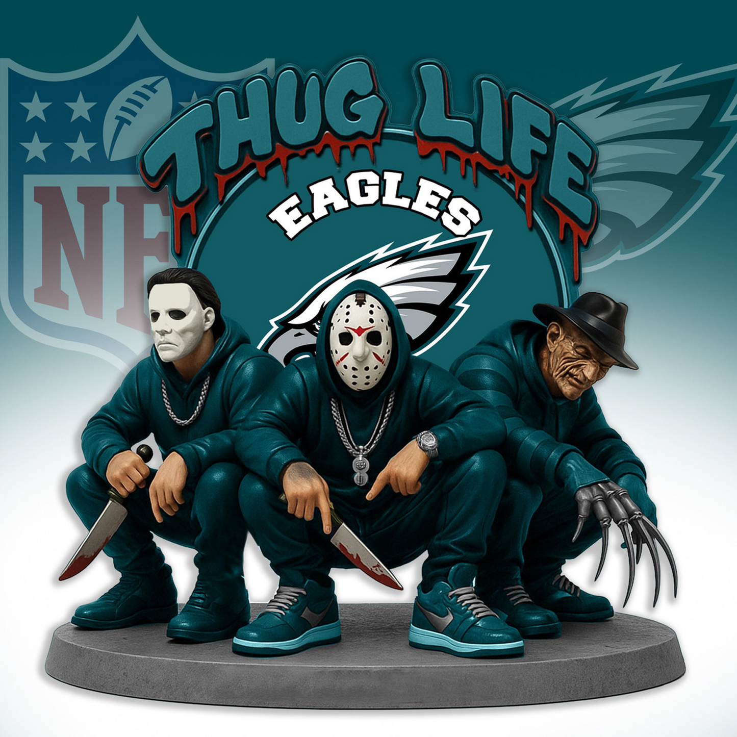 PHI x NFL Thug Life Acrylic Plaque