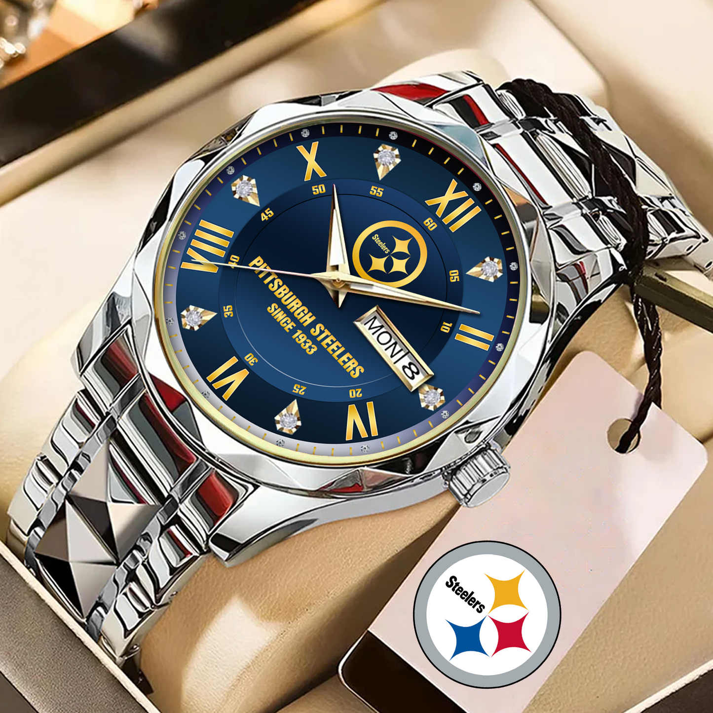 PIT x NFL Alloy Luxury Quartz Watch DATND TANTD