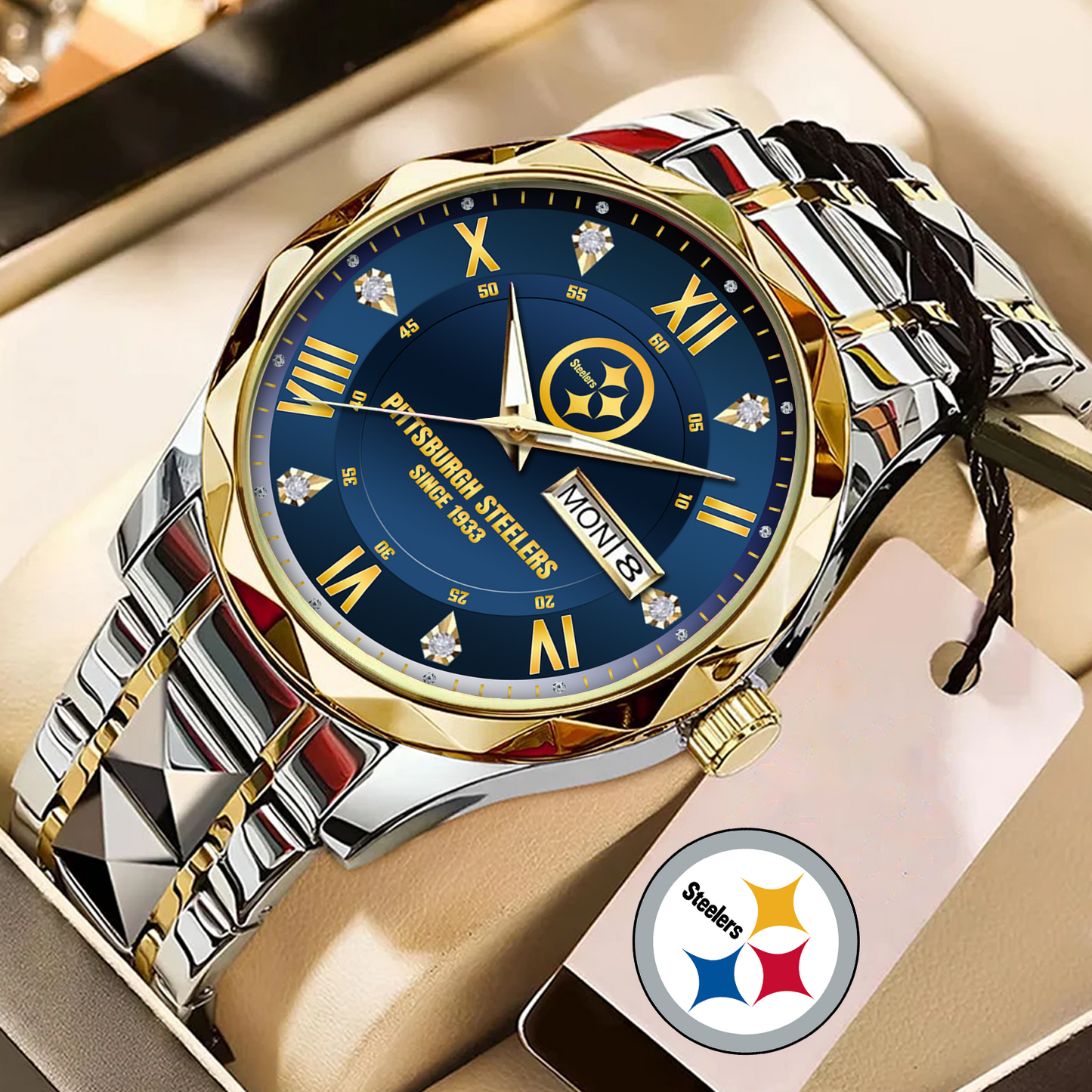 PIT x NFL Alloy Luxury Quartz Watch DATND TANTD