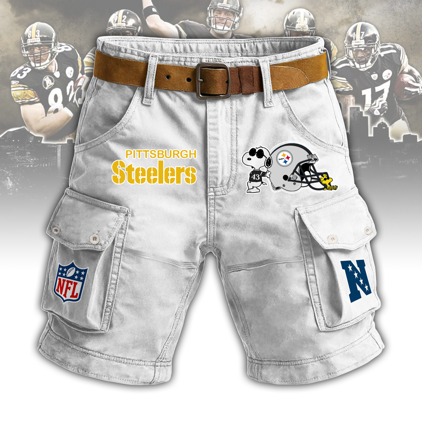 PIT x NFL Man Shorts