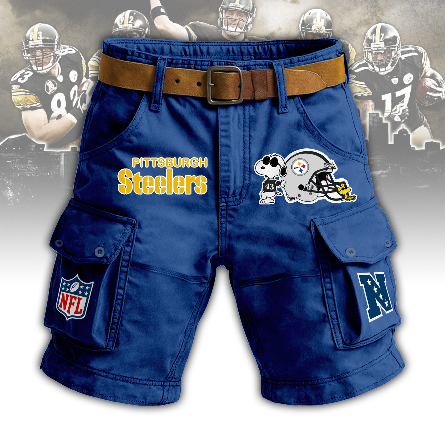 PIT x NFL Man Shorts