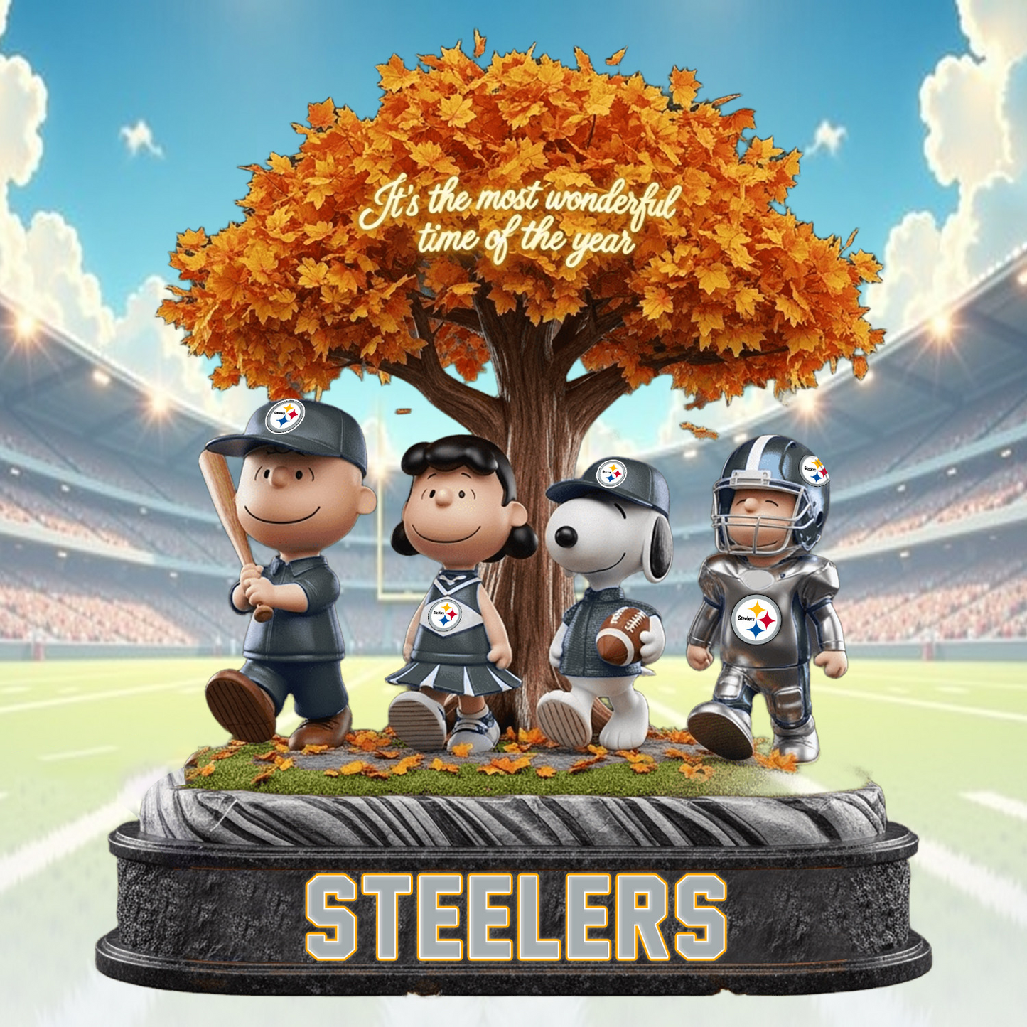 PIT x NFL Premium Acrylic Block DATND TANTD