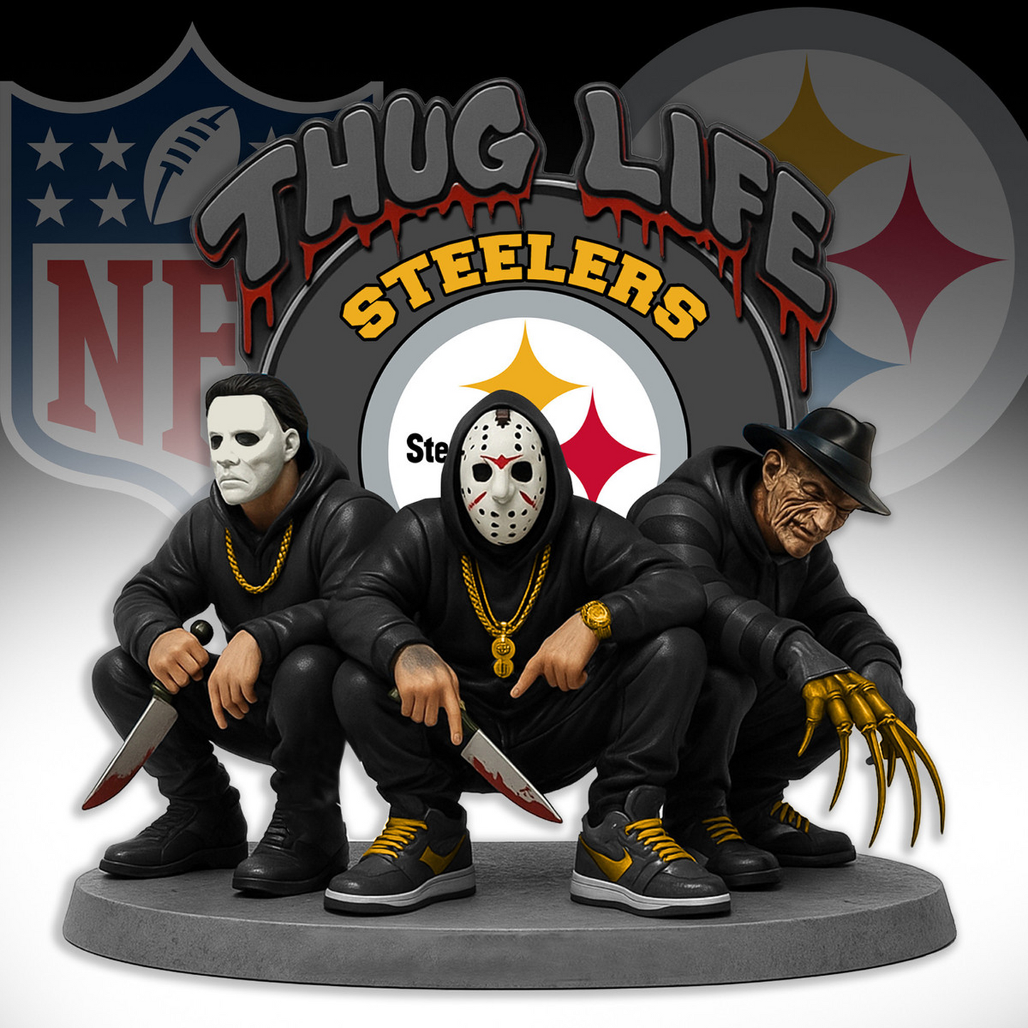 PIT x NFL Thug Life Acrylic Plaque
