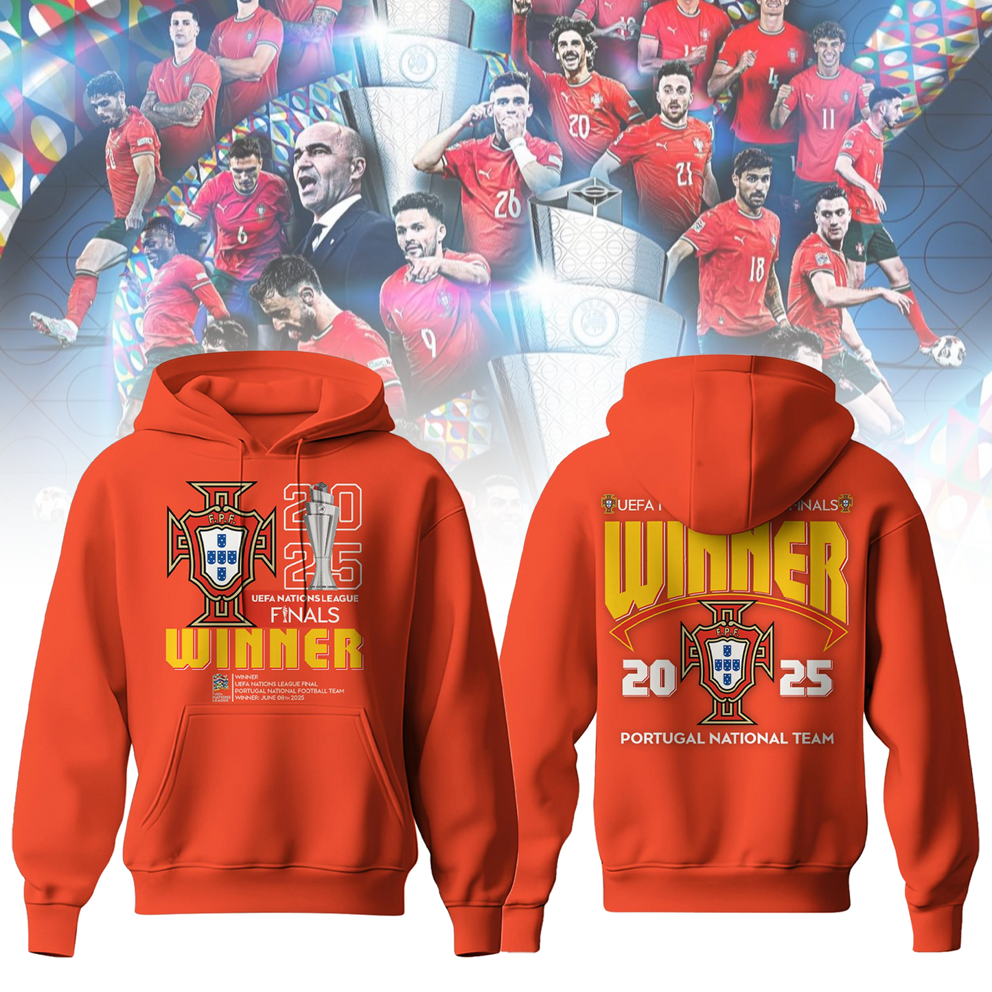 Portugal UEFA Nations League 2025 Champions 3D Shirt V1 DatND DVT