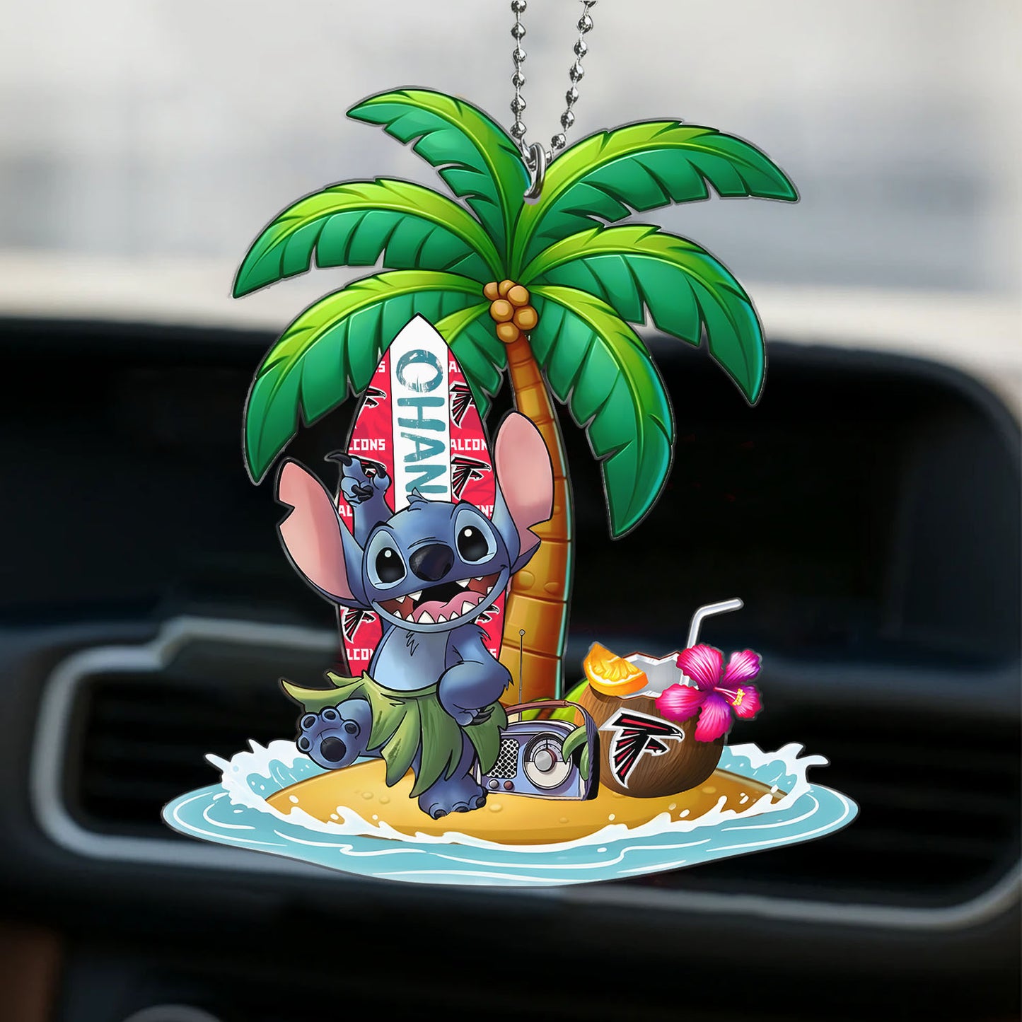 Premium NFL ATL x ST Hawai Car Ornament DatND DVT