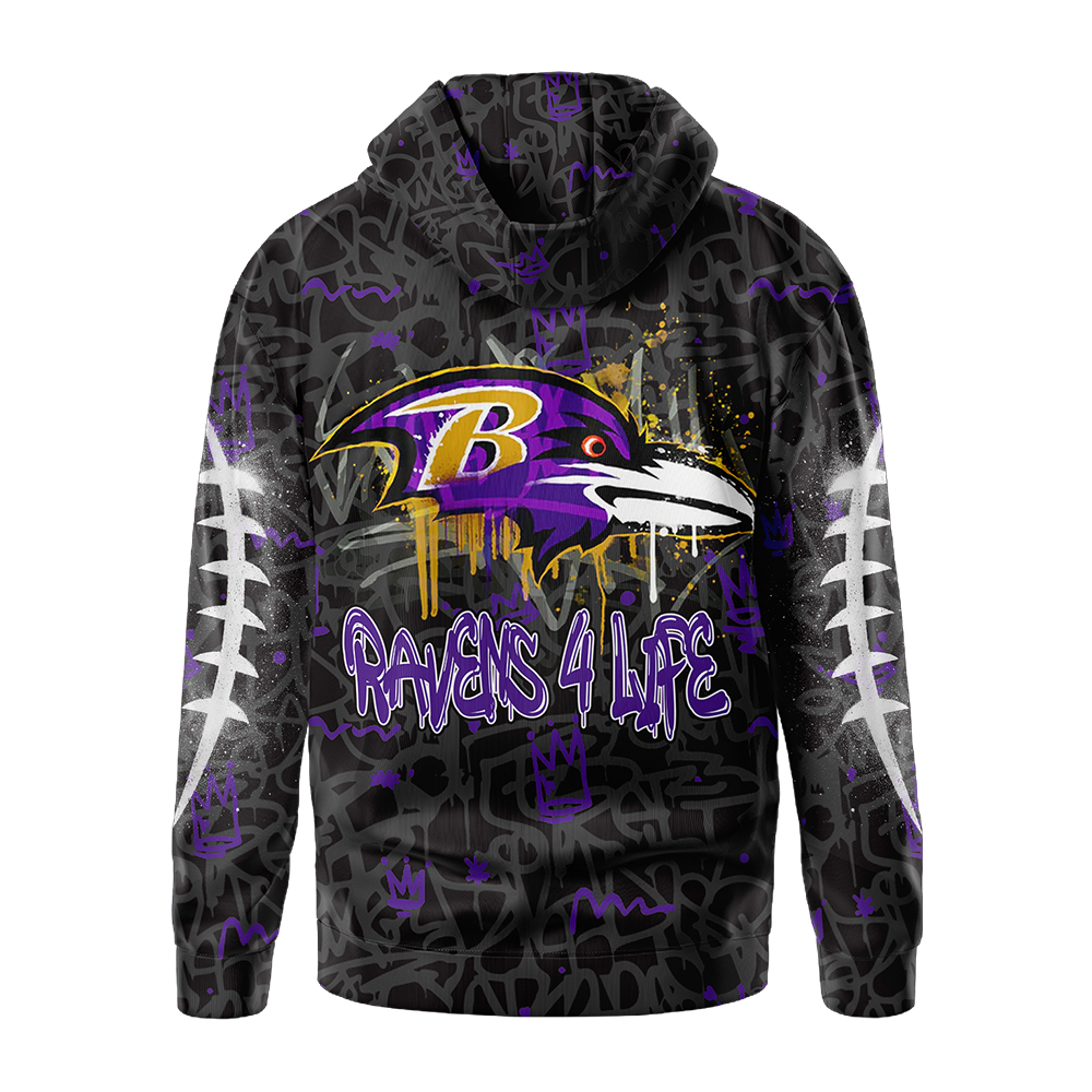 Premium NFL BAL Special Graffiti Hoodie V2 NMD TTV