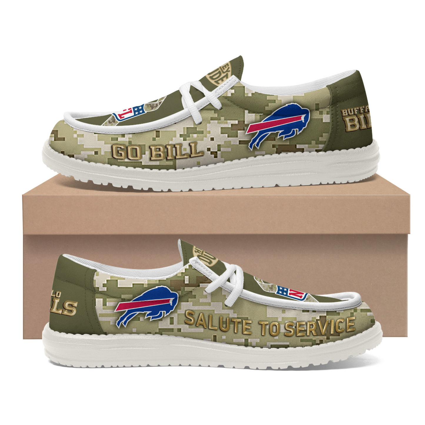 Premium NFL BUF Salute to Service Loafer V2 NMD TTV