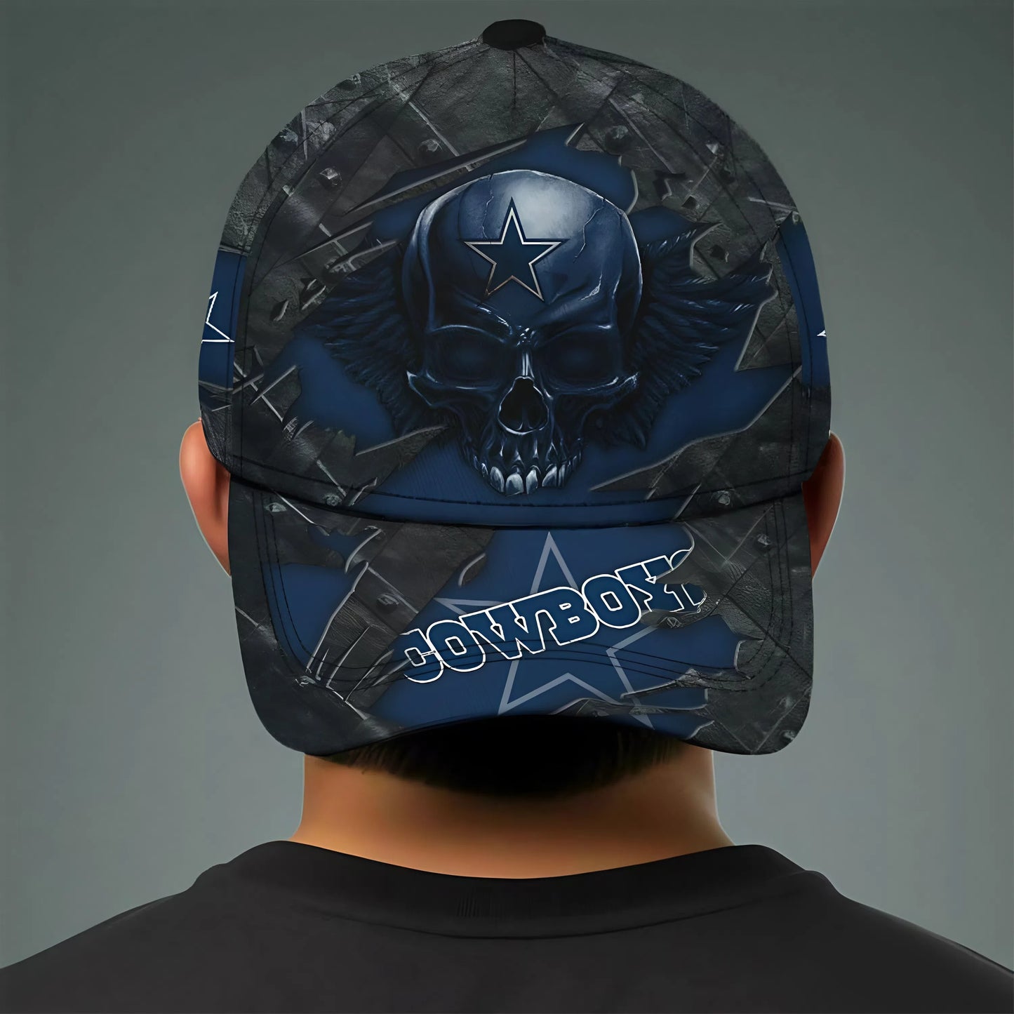 Premium NFL DLCB Shadow Skull Cap V9 NMD NHM