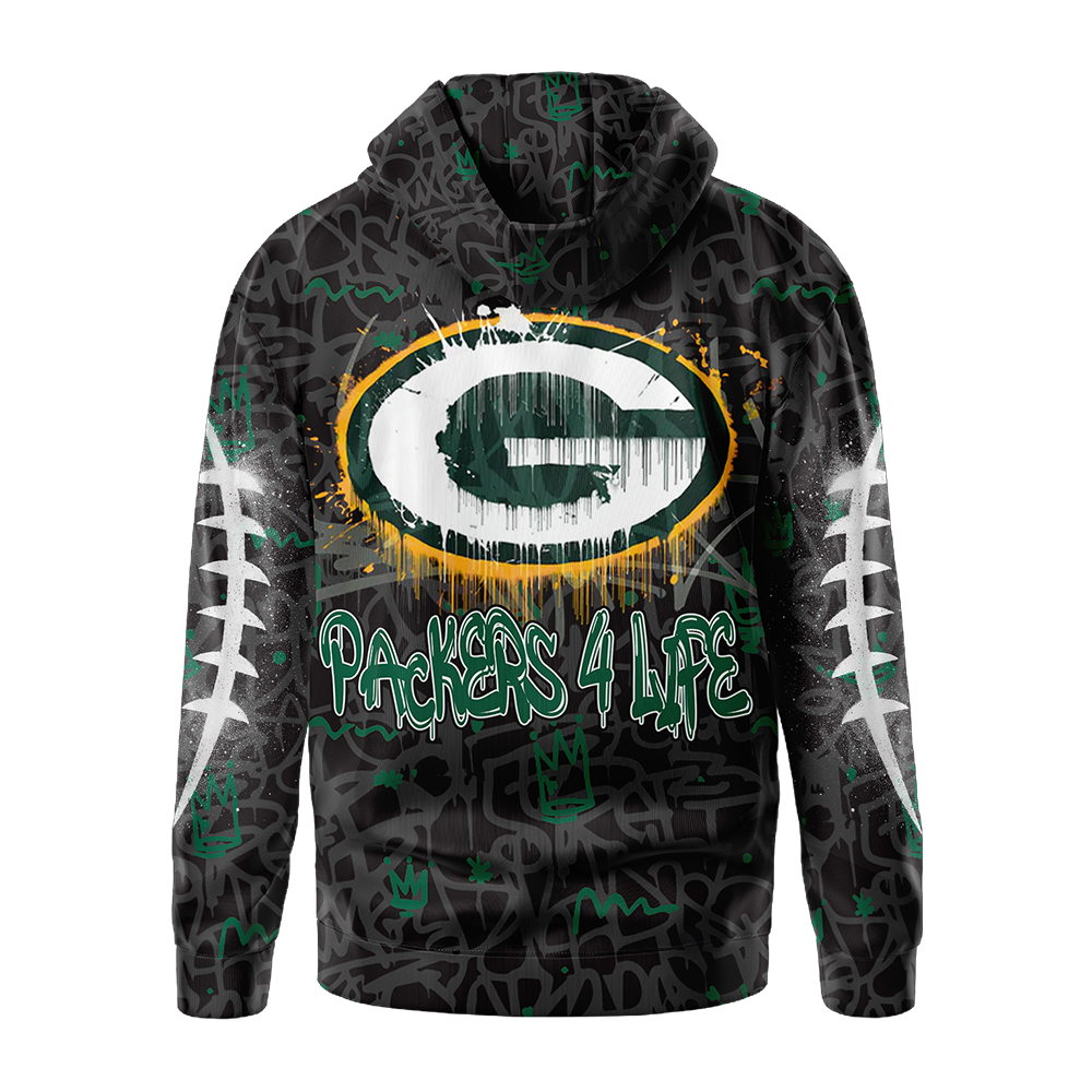 Premium NFL GB Special Graffiti Hoodie V2 NMD TTV