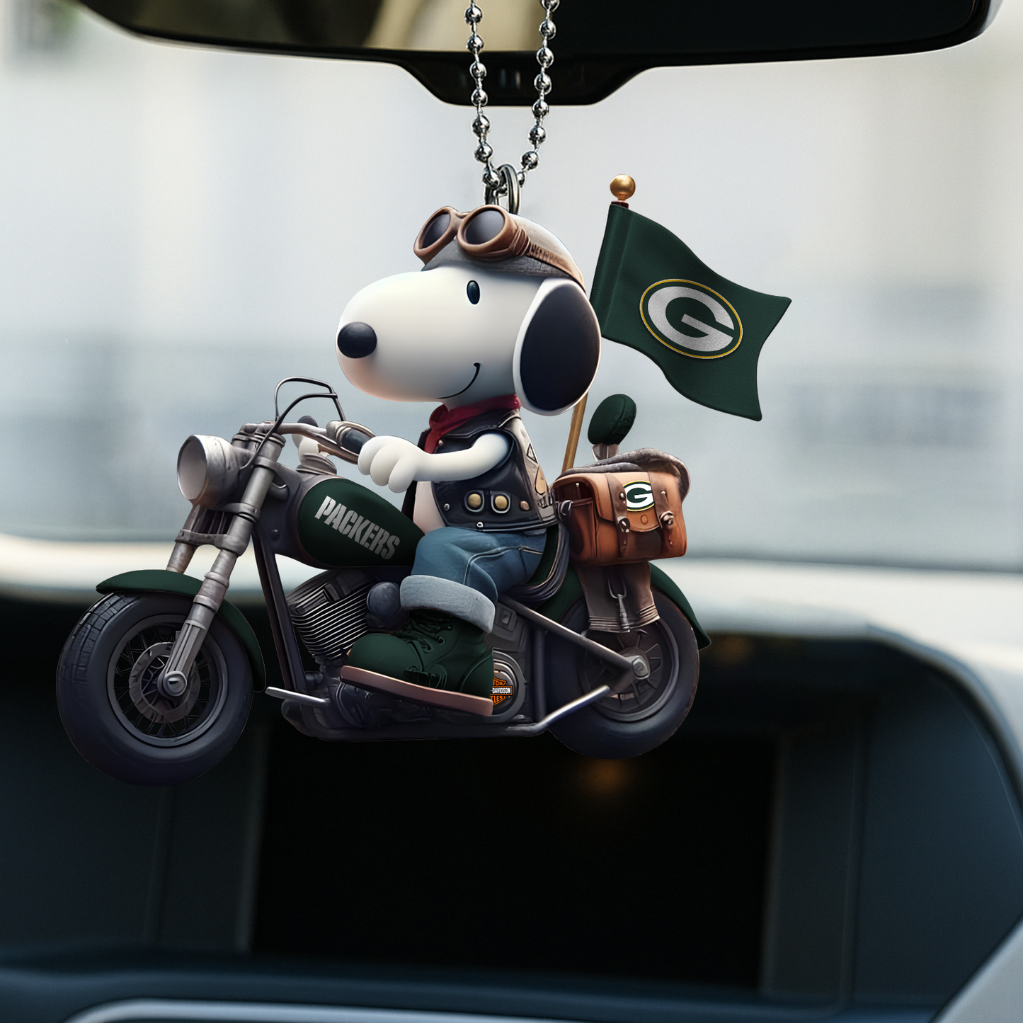 Premium NFL GB x SNP Car Ornament DATND TANTD