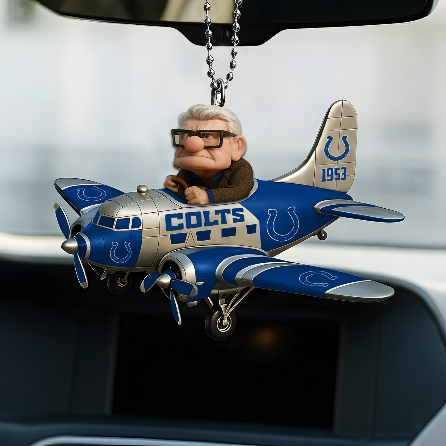 Premium NFL IND x CARL Car Ornament V1 DATND TANTD