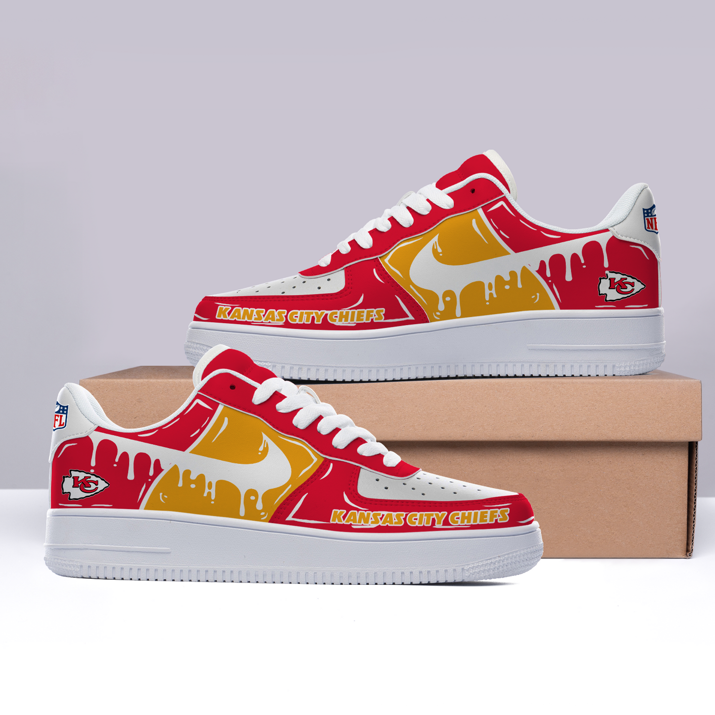 Premium NFL KCC AF1 Sneaker V1 NMD TTV