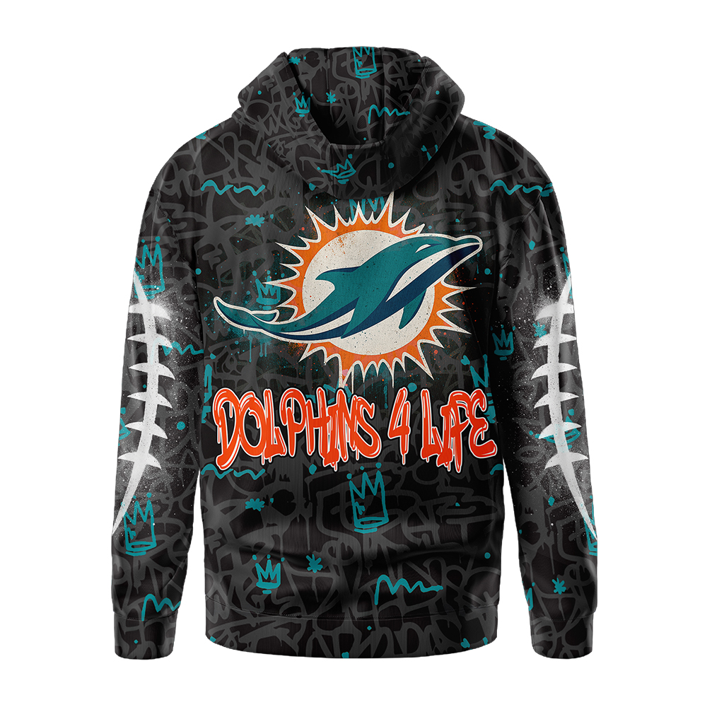 Premium NFL MIA Special Graffiti Hoodie V2 NMD TTV