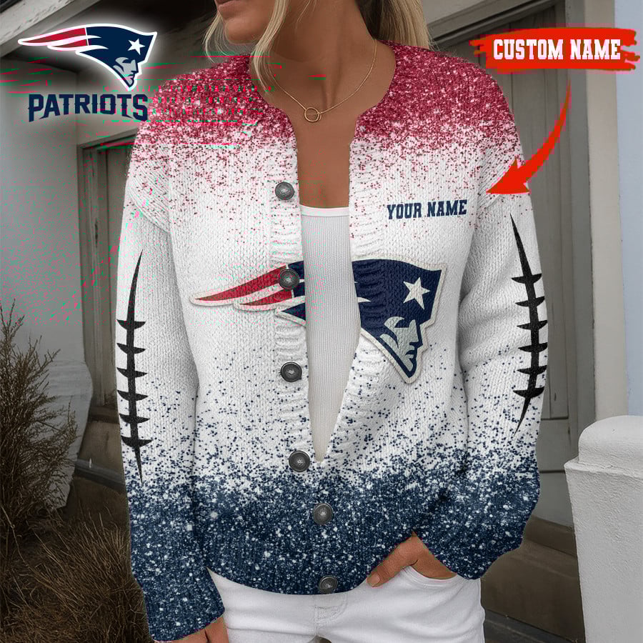 Premium NFL NE Cozy Knit Cardigan V1 NMD NHM