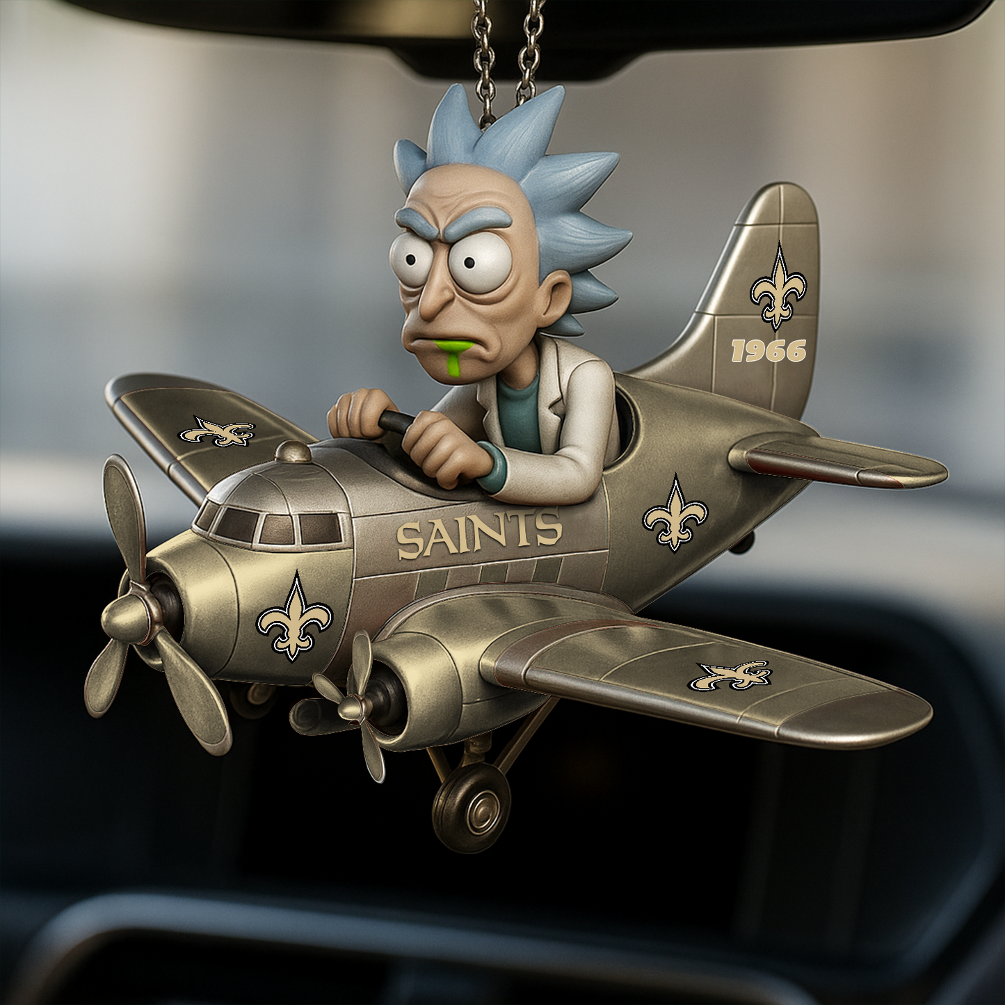 Premium NFL NO x RIC Car Ornament V1 DATND TANTD