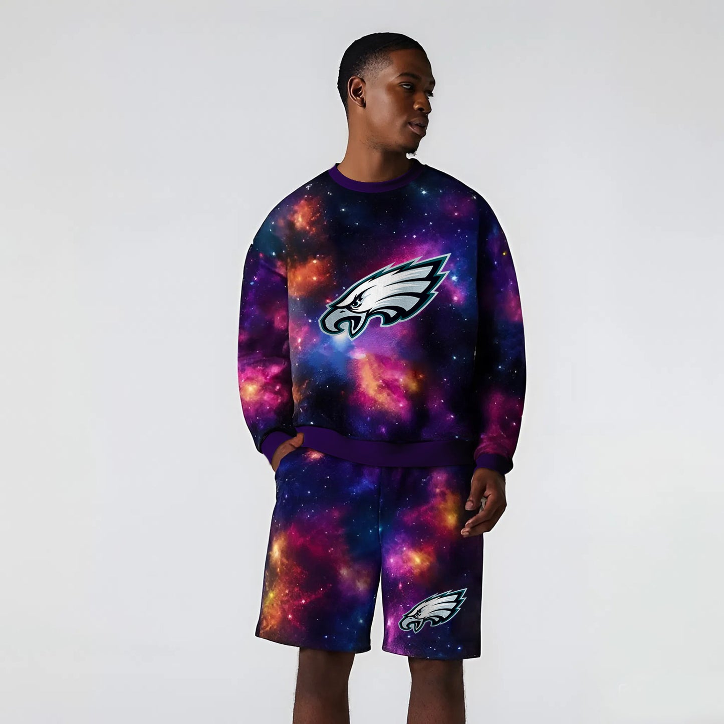 Premium NFL PLE Full Set Long Sweatshirt And Short Pants V1 NMD NHM