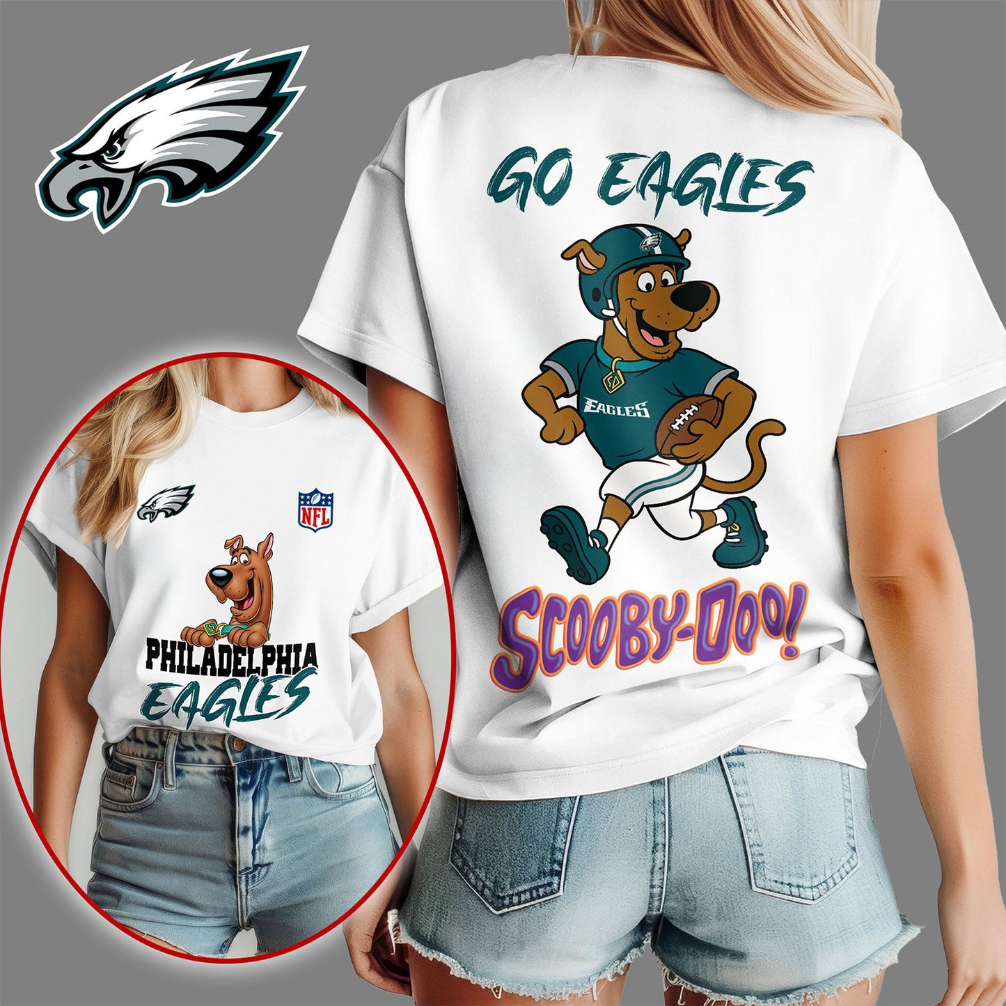 Premium NFL PLE Scooby-doo T-shirt V11 NMD NHM