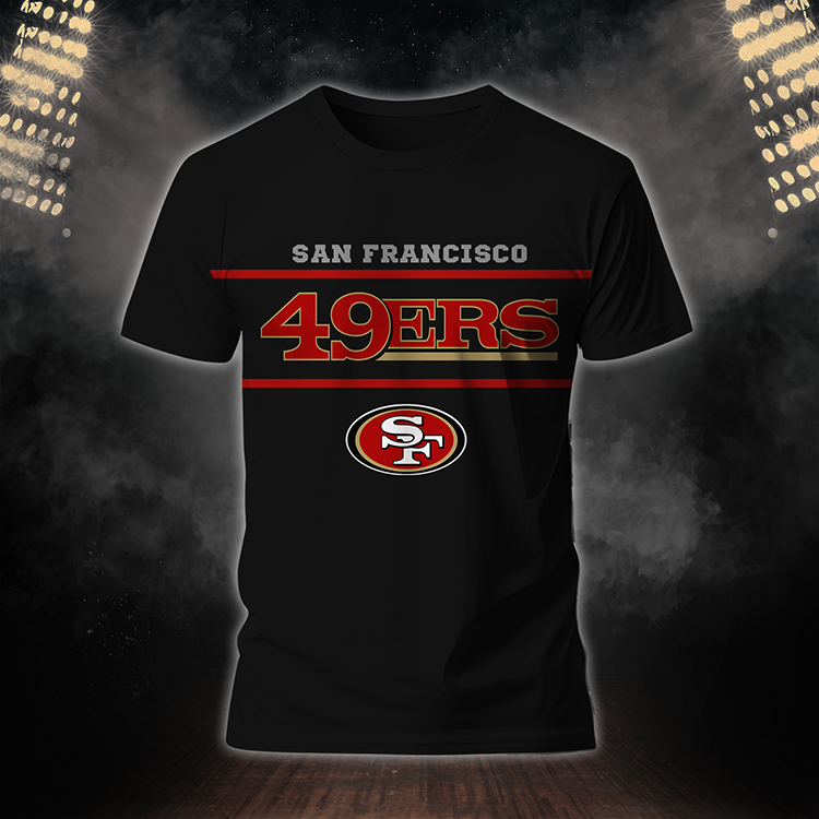 Premium NFL SF 49 On Wednesday We Wear Black T-shirt V4 NMD TTV