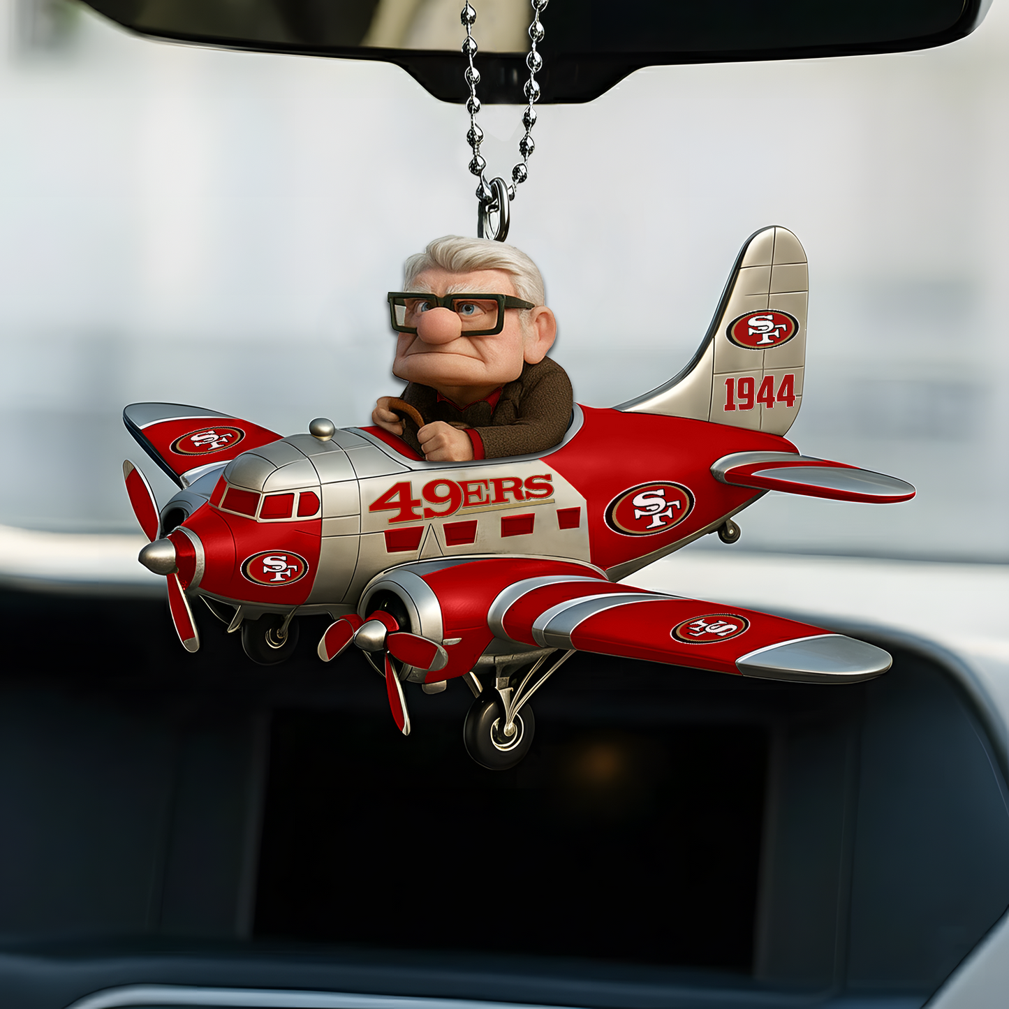 Premium NFL SF x CARL Car Ornament V1 DATND TANTD