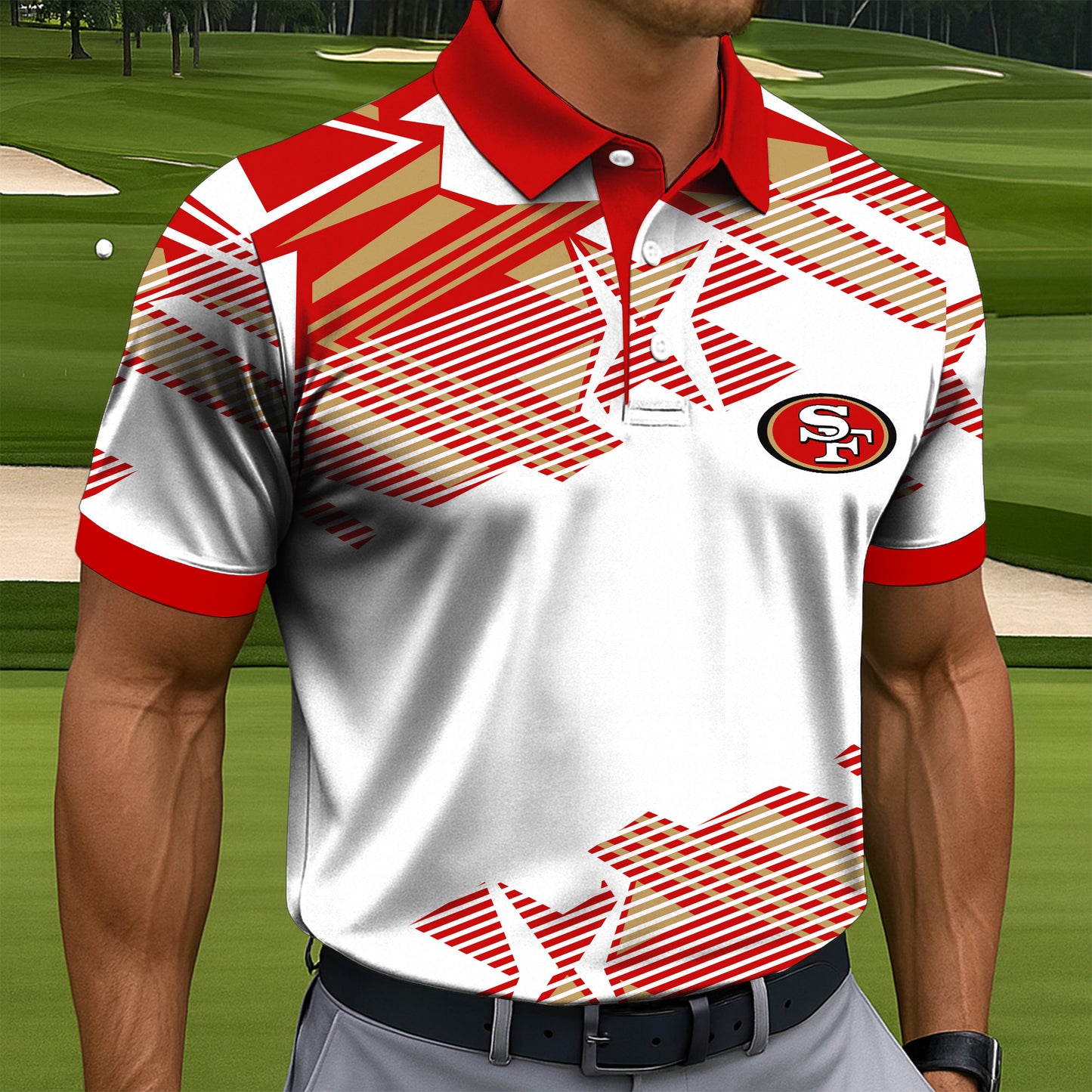 Premium NFL SF49 Polo Shirt Golf V7 NMD NHM