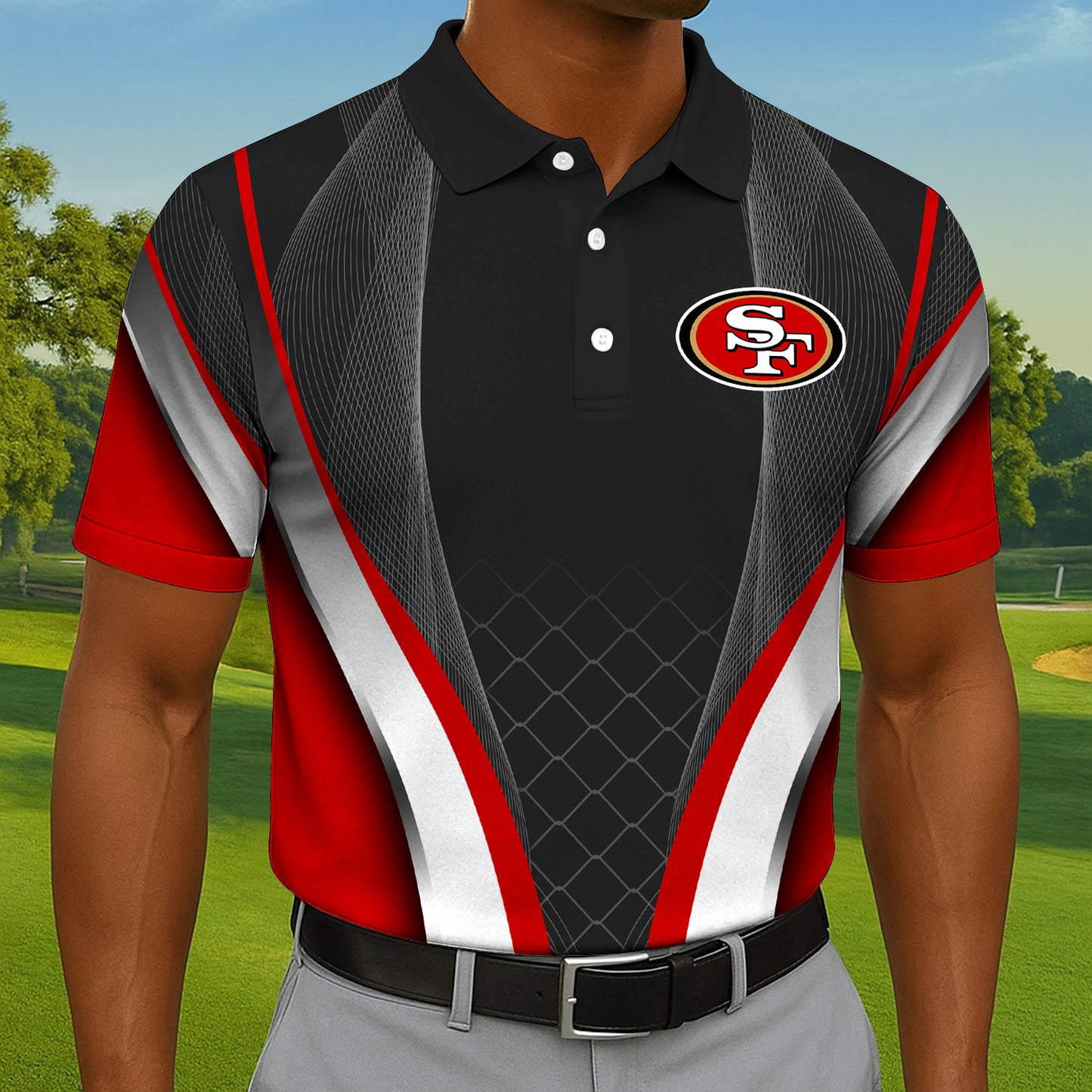 Premium NFL SF49 Polo Shirt V4 NMD NHM