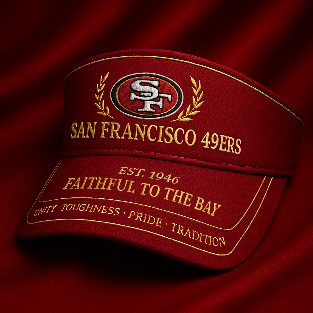 Premium NFL SF49 Sun Visor Cap V1 NMD TTV