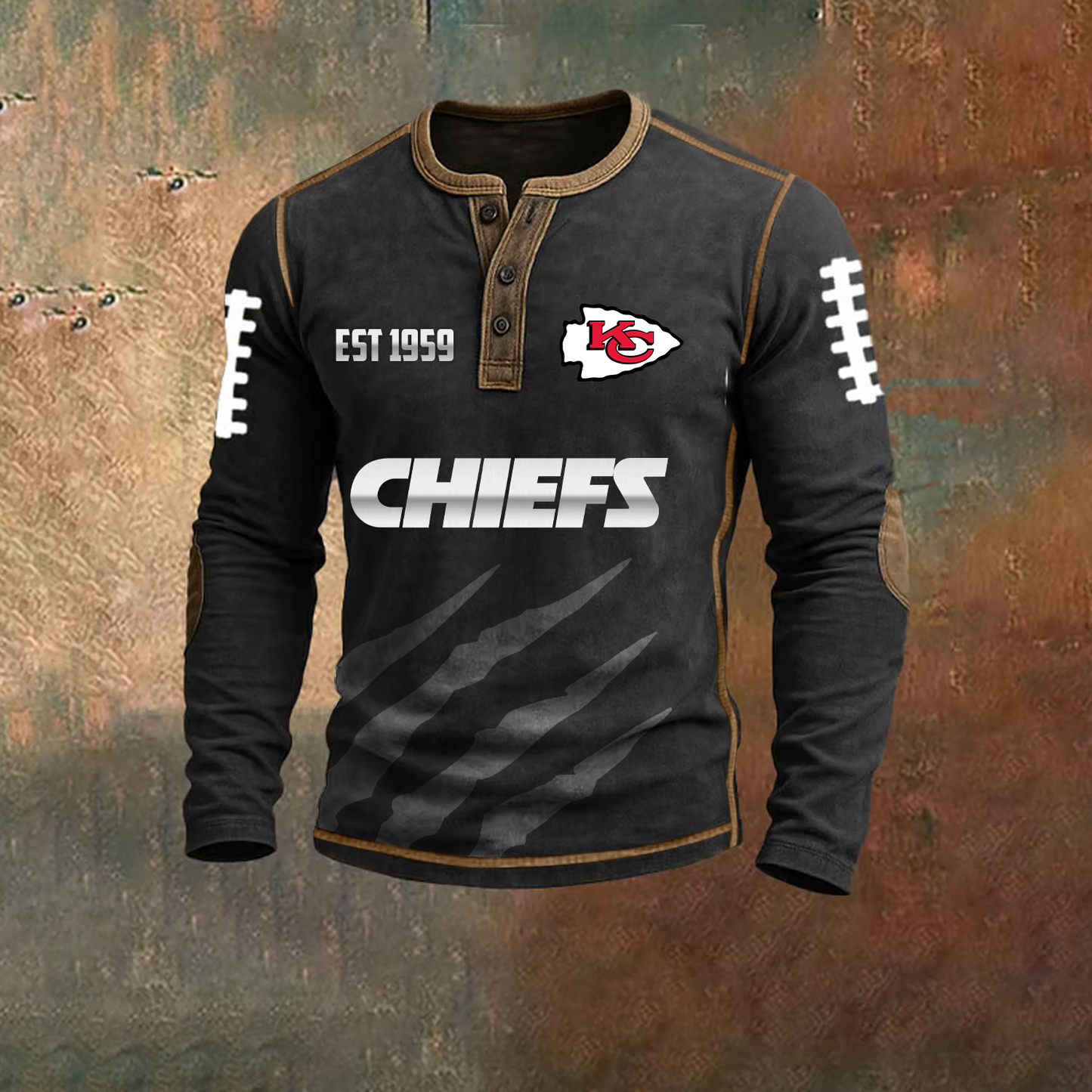 PREMIUM NFL x KCC TEAM LONG SLEEVE SHIRT V1 NAK HTLP