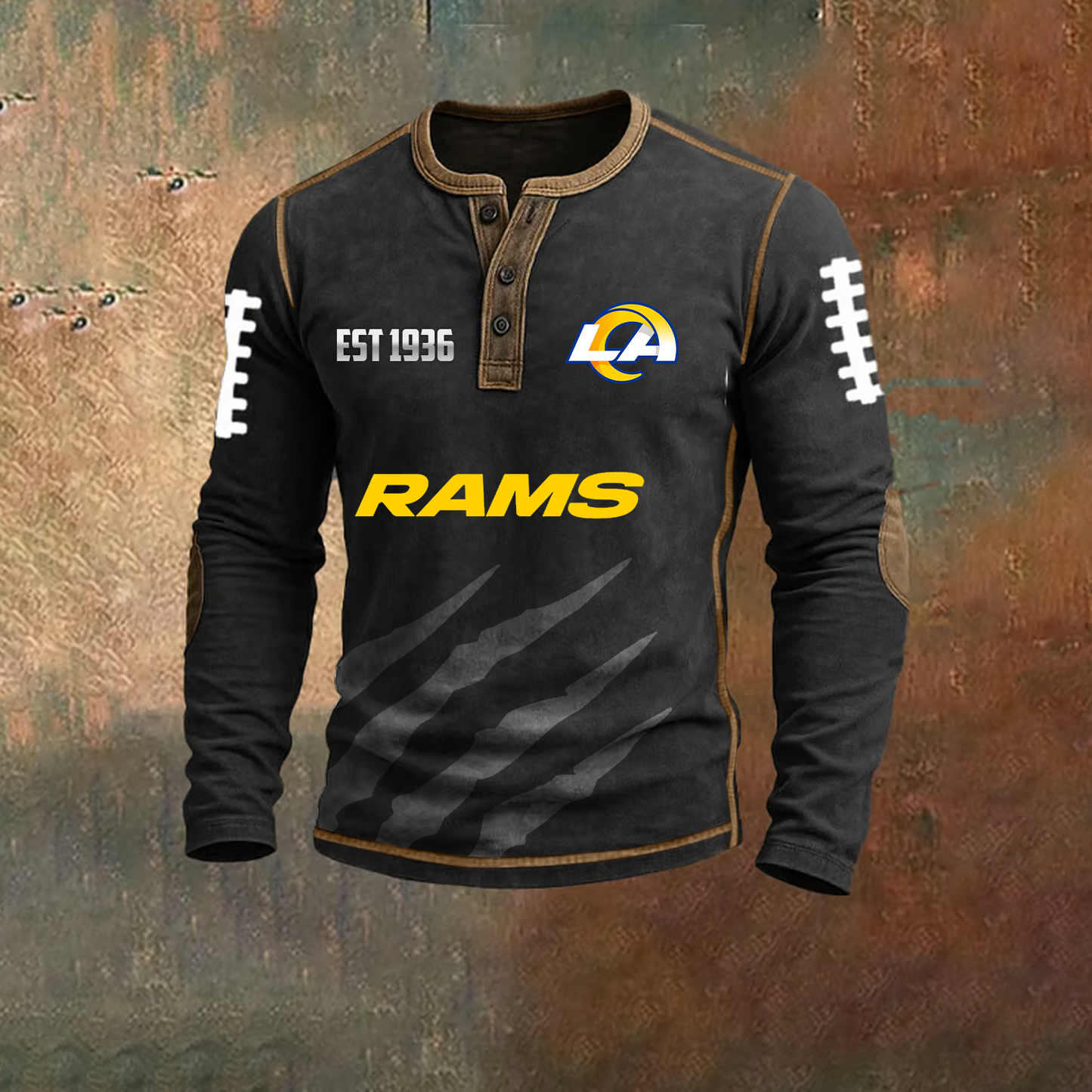 PREMIUM NFL x LAR TEAM LONG SLEEVE SHIRT V1 NAK HTLP