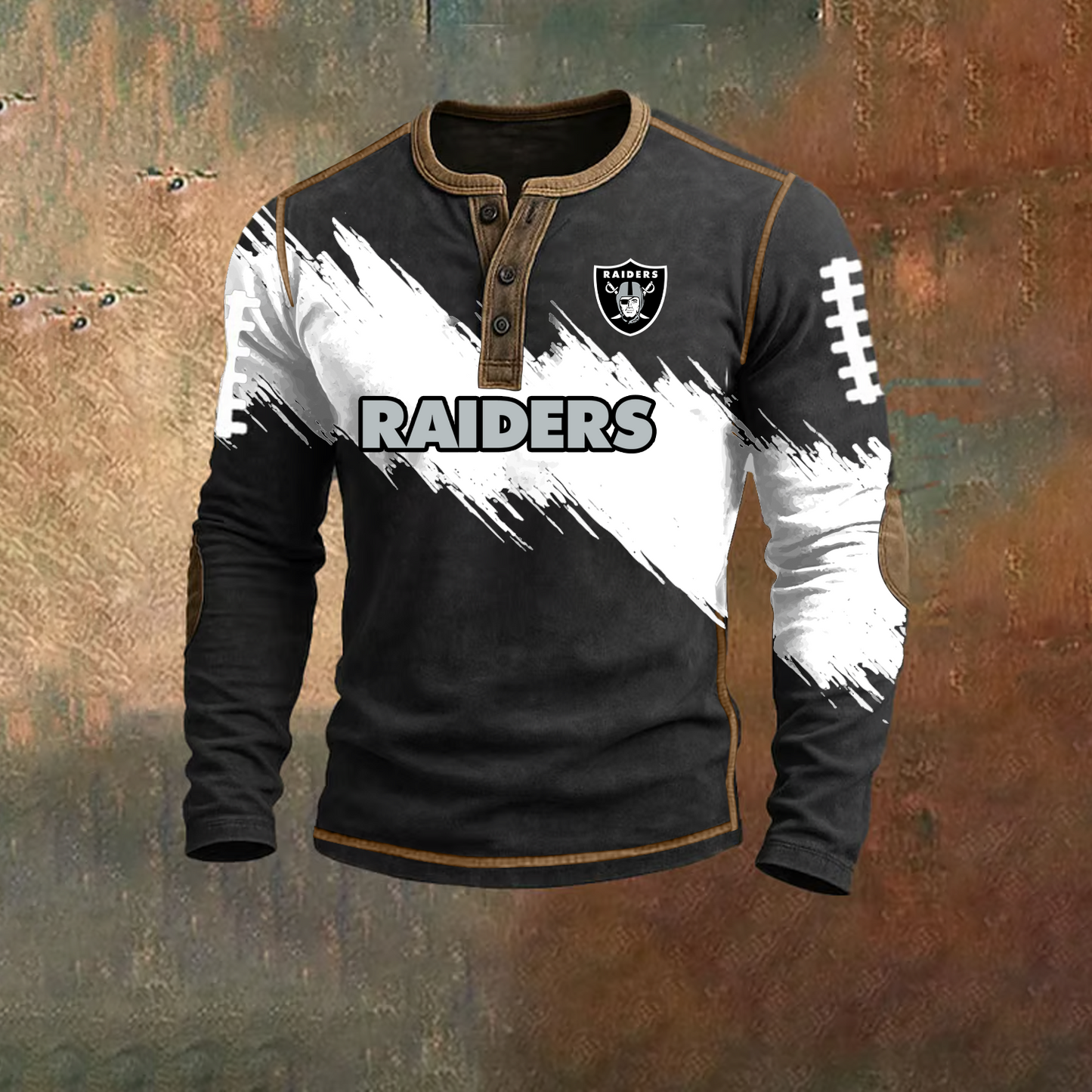 PREMIUM NFL X LVR HENLEY LONG SLEEVE OUTFIT SHIRT NDT TDT