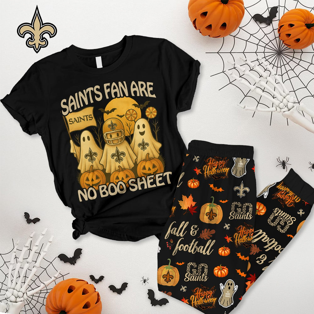 Premium NFL X NO Halloween Pajamas Set NDT NHM