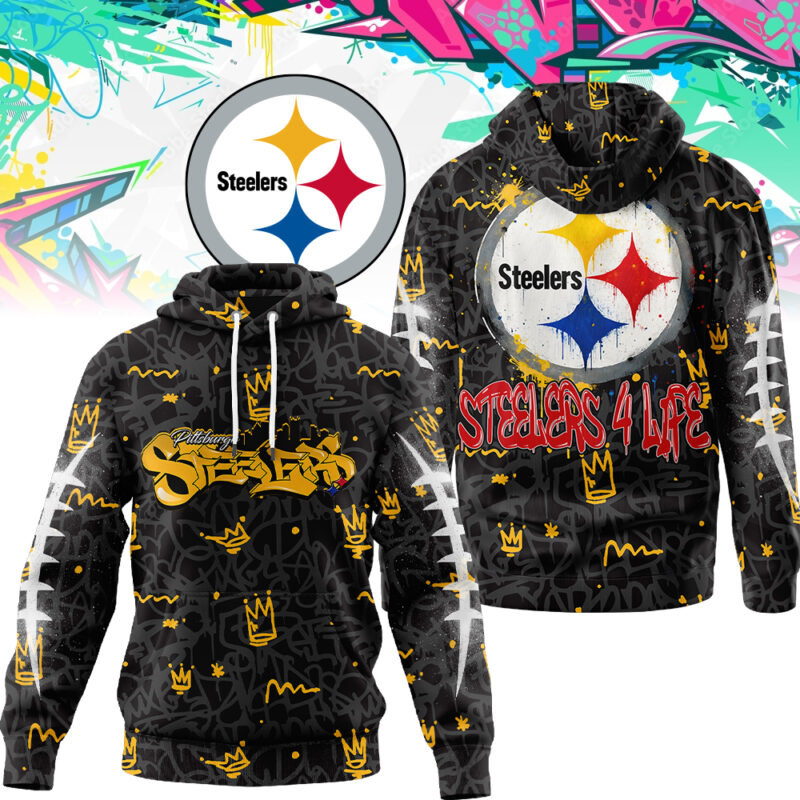 Premium NFL X PIT Special Graffiti My Team 4 Life Hoodie NDT TDT