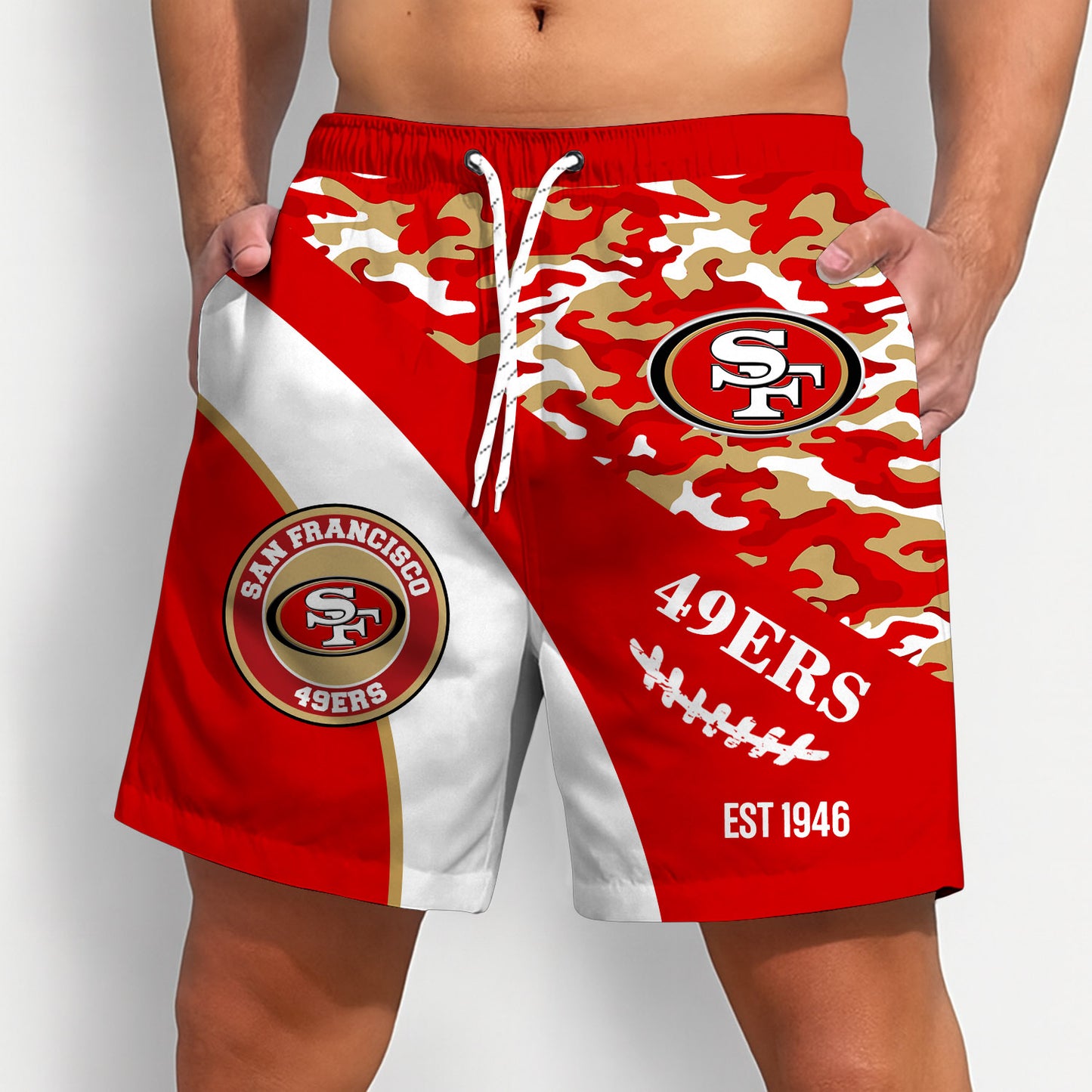 PREMIUM NFL X SF Short Pants For Men Gifts FOR FAN 2025 NDT NHM