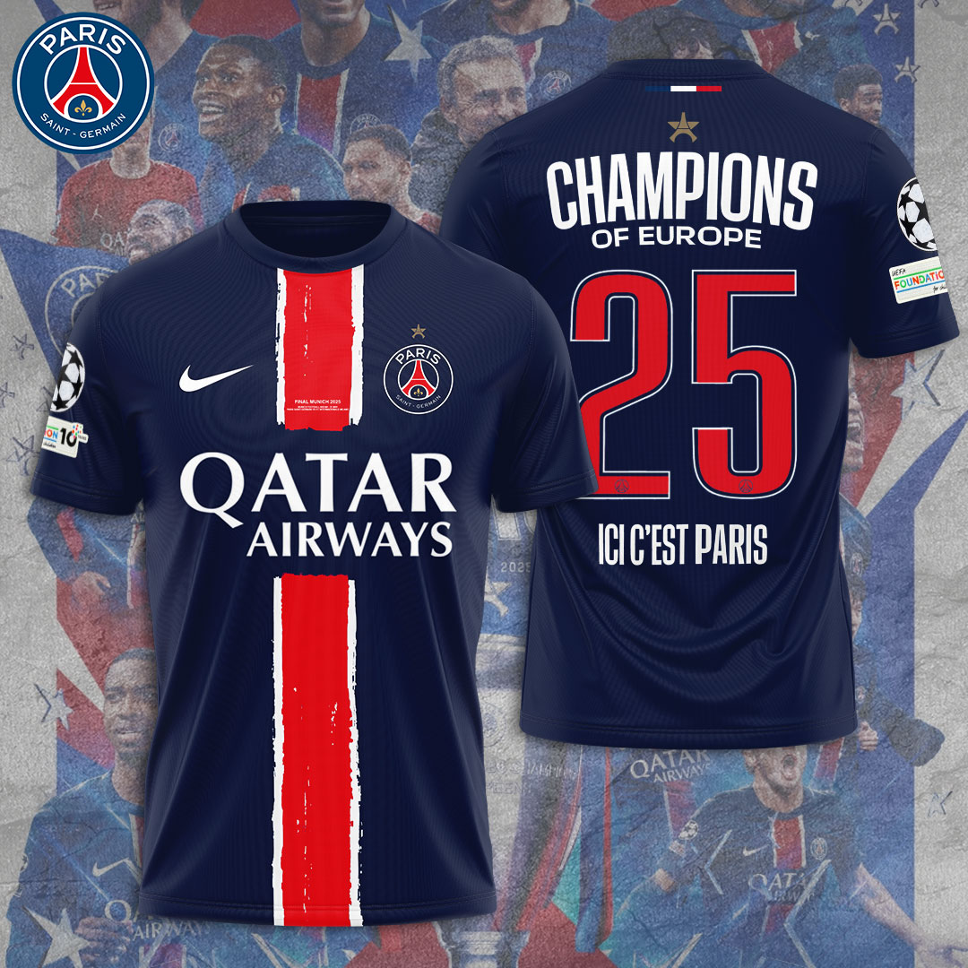 Paris SG Champions of euro 2025 NDD