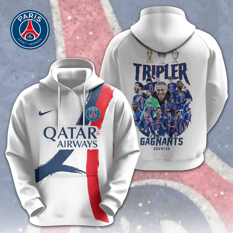 Paris SG 3D Shirt V1 Tripler Champions NDD