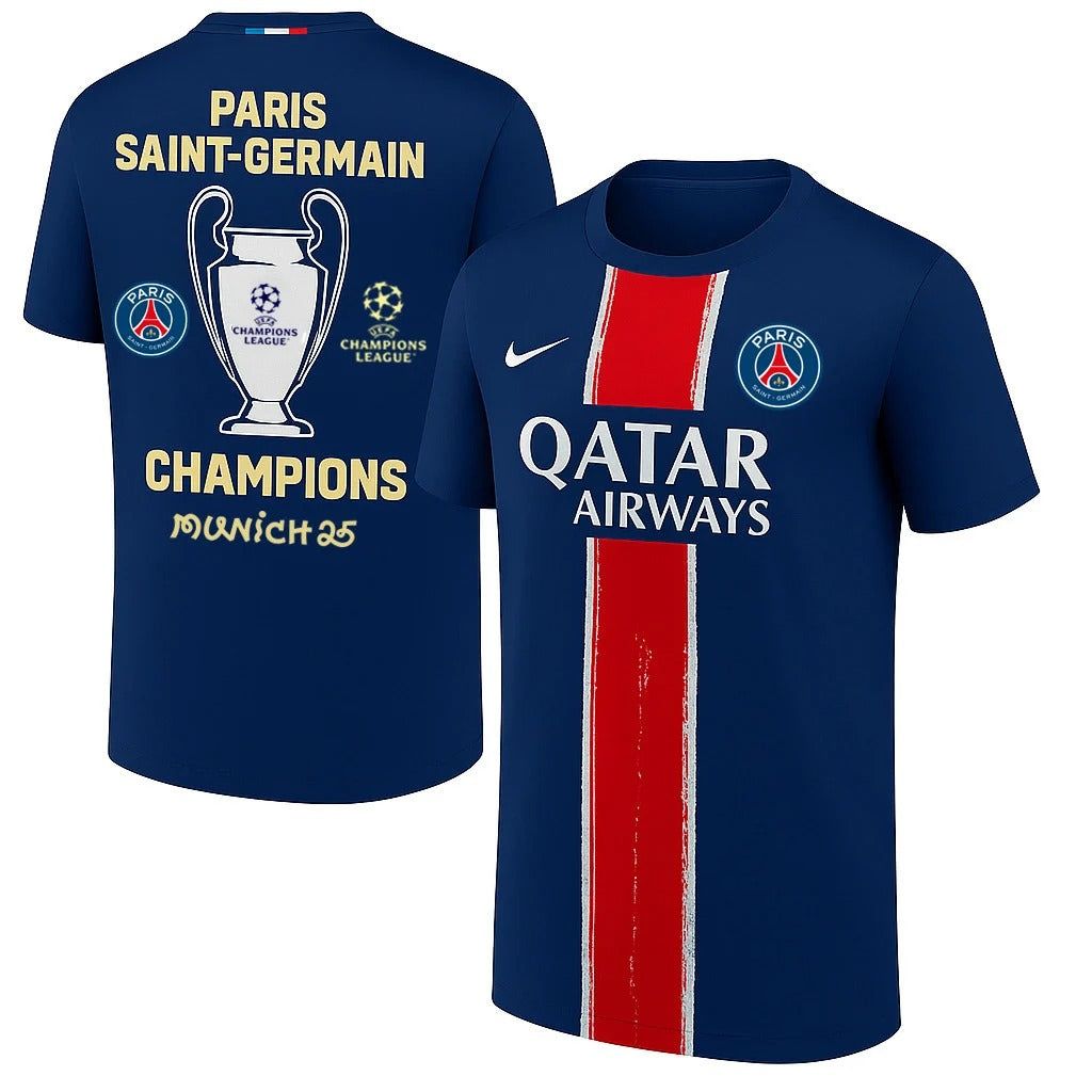 Paris SG UEFA Champions League Champions V6 Shirt DDTCTND