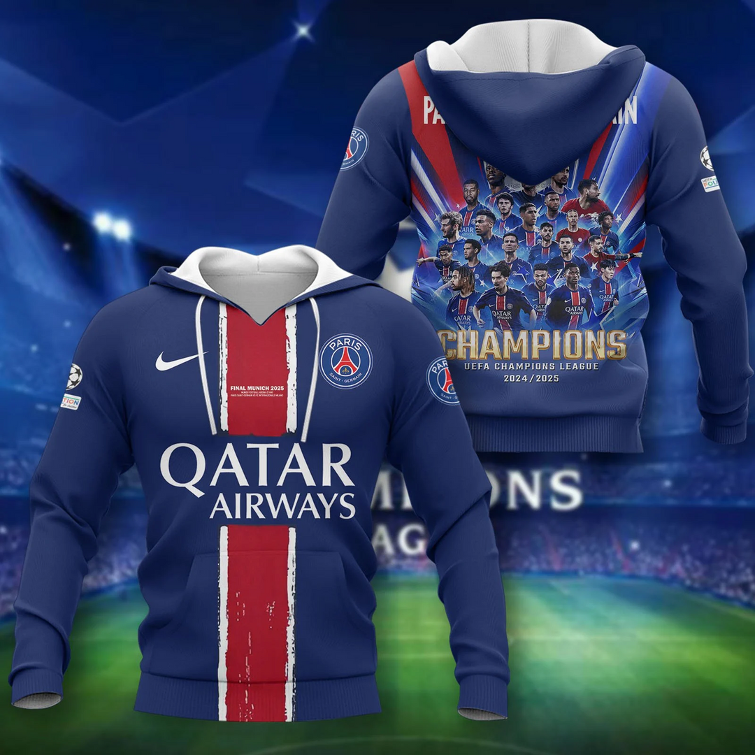Paris SG - UEFA Champions League 2025 3D Shirt V1 0206 DatND DVT