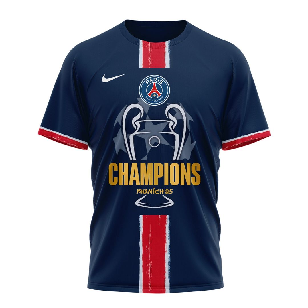 Paris SG UEFA Champions League Champions V30 Shirt DDTCTND