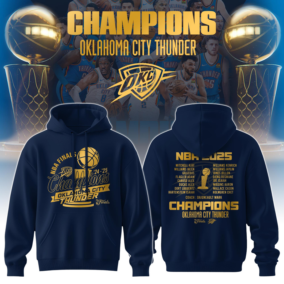 OKC 2025 NBA Champion TShirt V1 DatND DVT