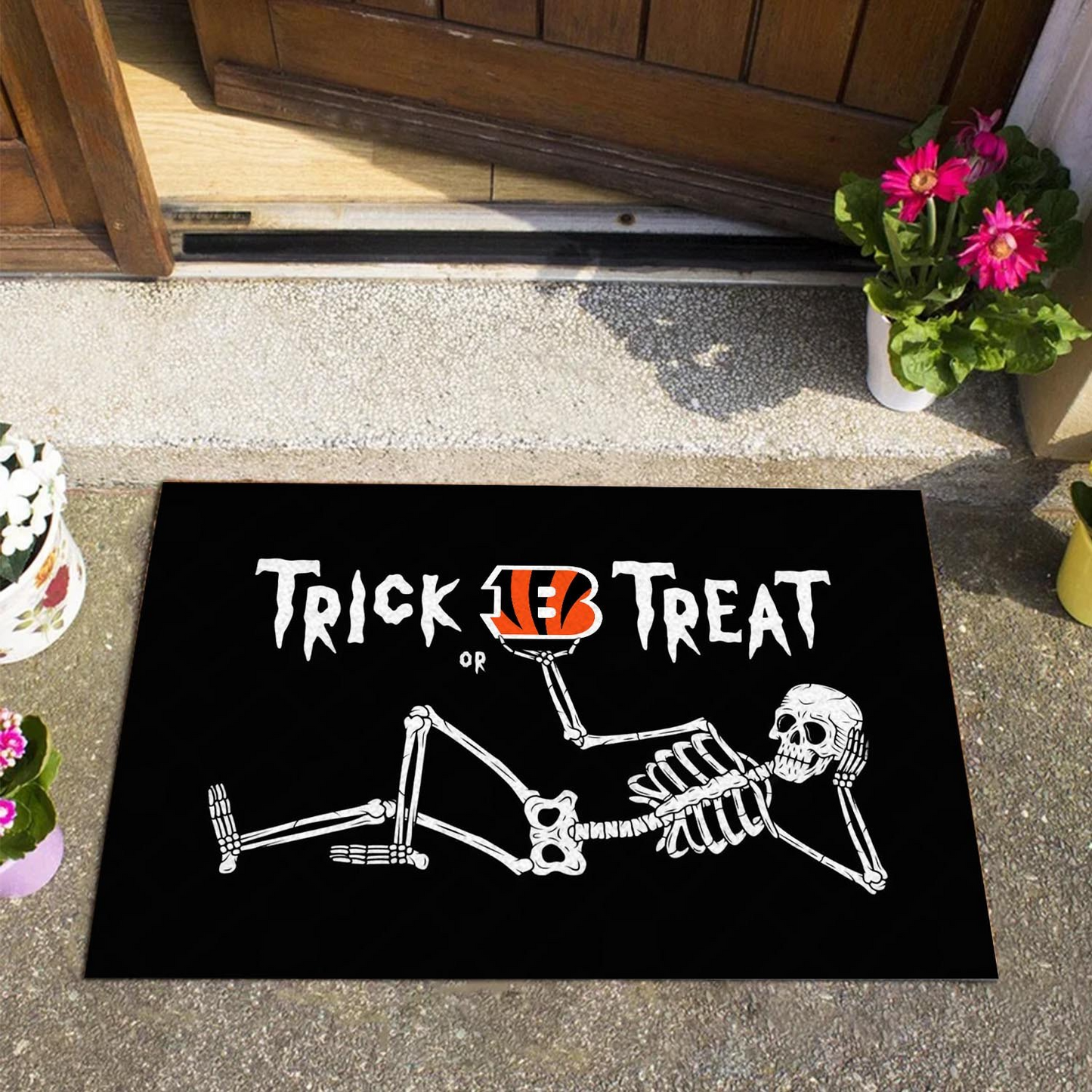 CIN Premium NFL Spooky Step Doormat DDT NTL