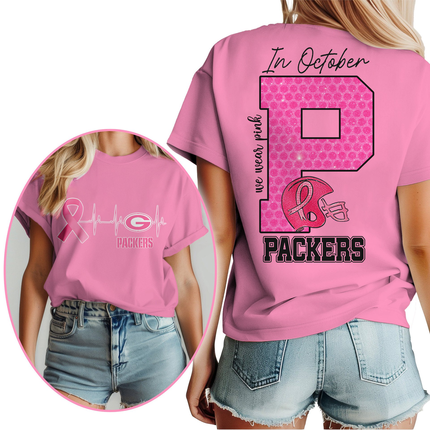 GBP Premium NFL Breast Cancer Women Shirt DDT NTL