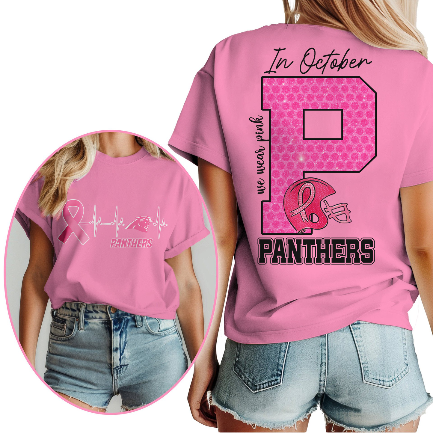 CP Premium NFL Breast Cancer Women Shirt DDT NTL