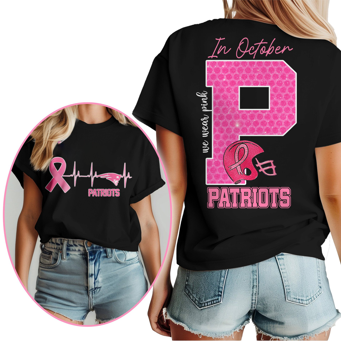 NEP Premium NFL Breast Cancer Women Shirt DDT NTL