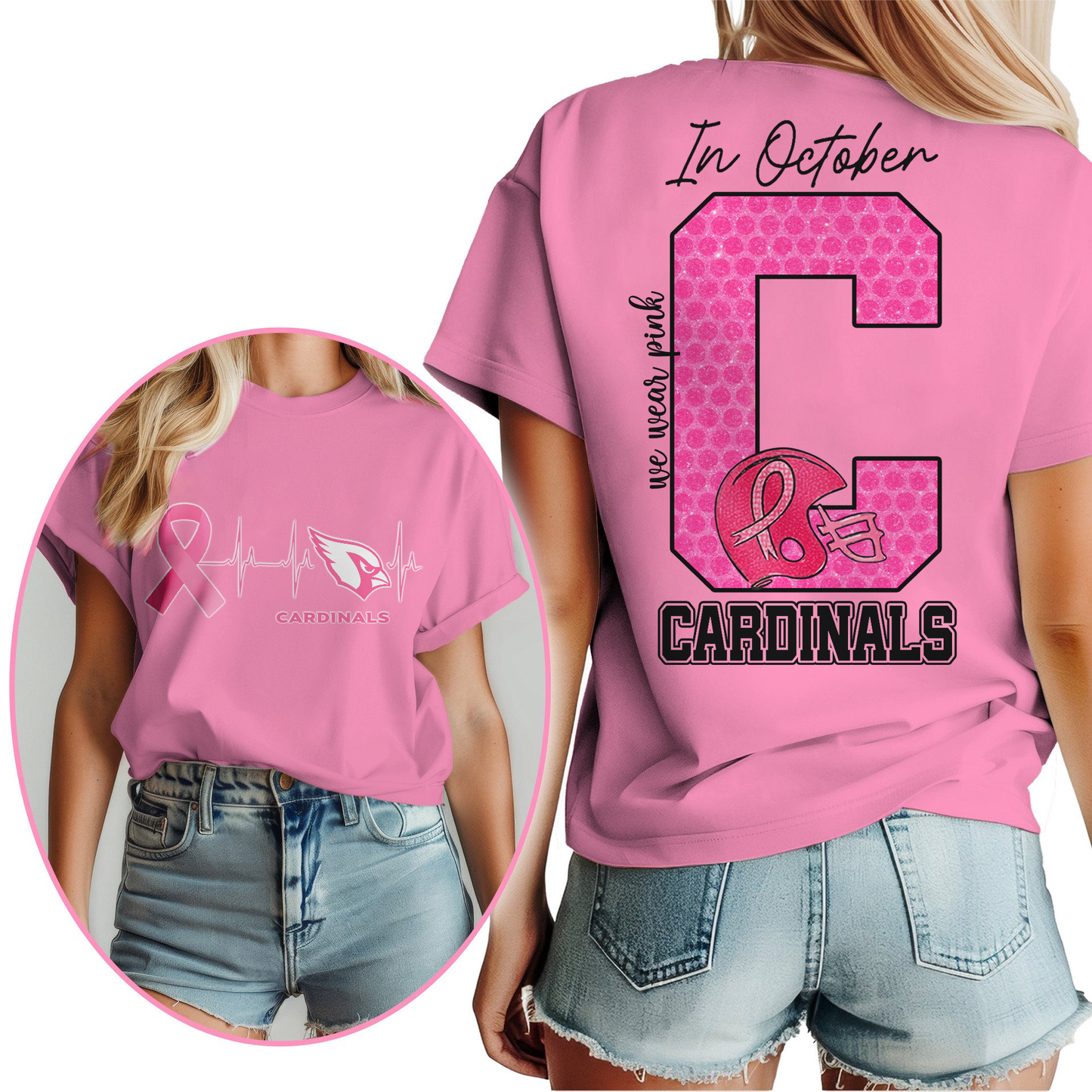 AC Premium NFL Breast Cancer Women Shirt DDT NTL