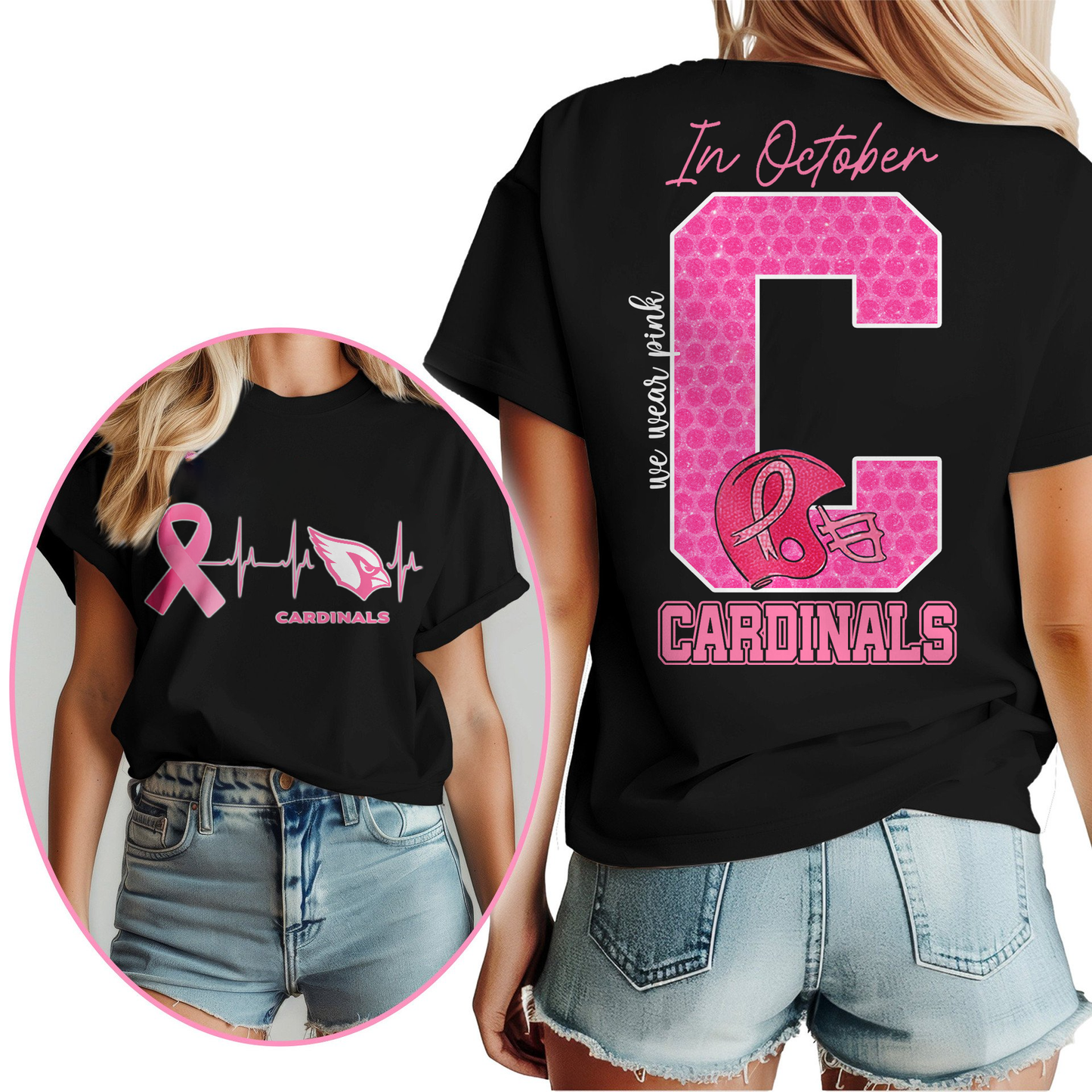 AC Premium NFL Breast Cancer Women Shirt DDT NTL