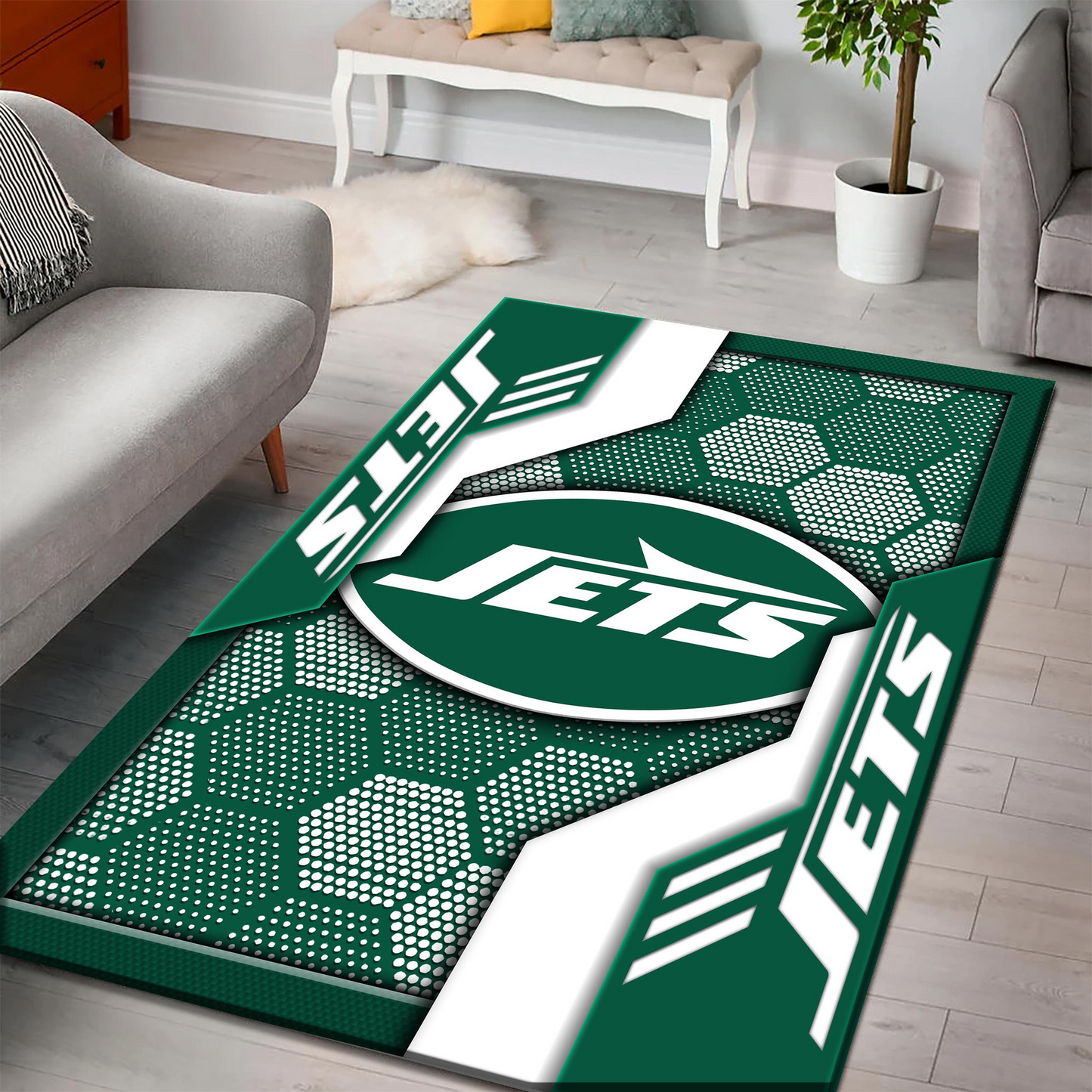 NYJ Premium NFL Rug