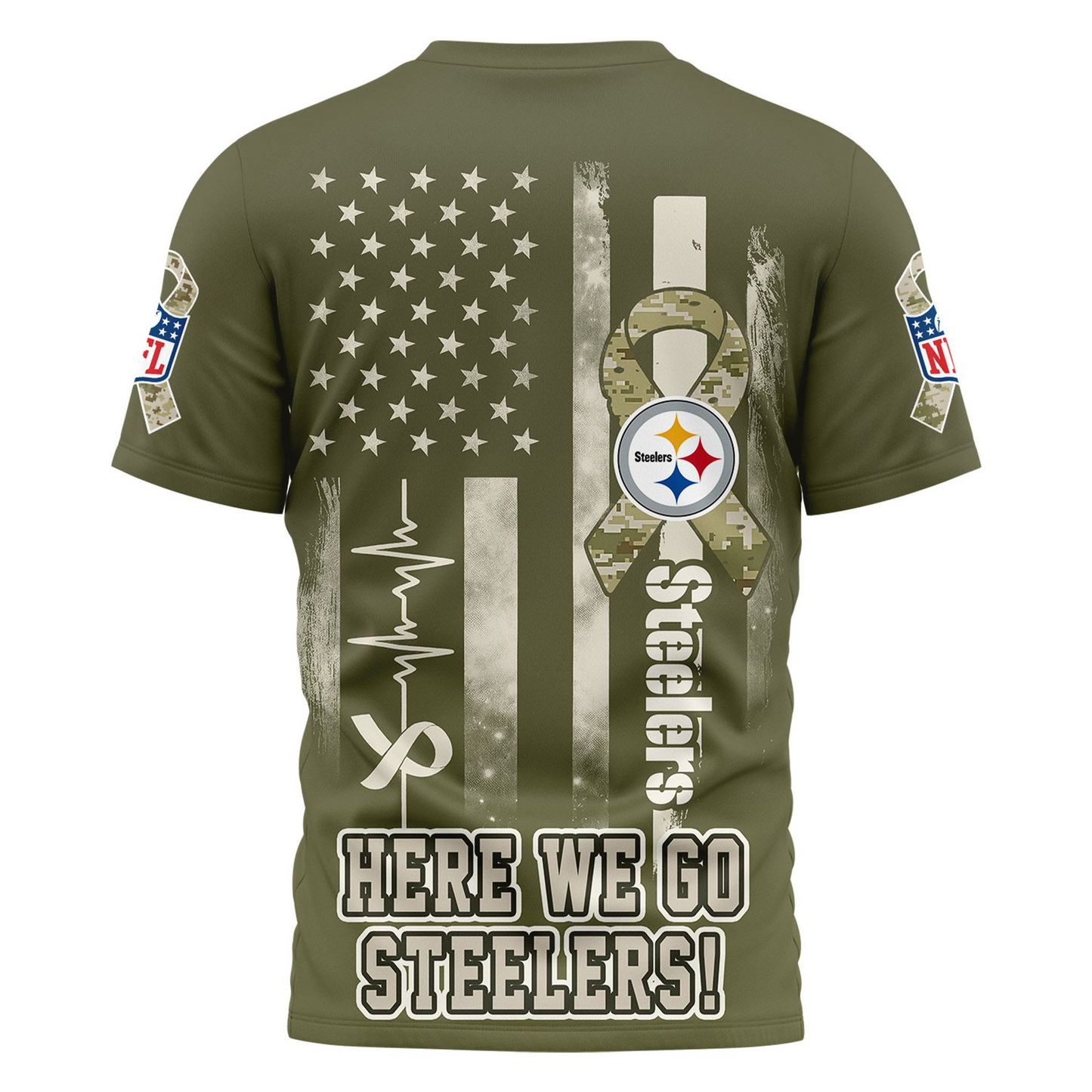 PS Premium NFL Salute to Service Camo 3D Shirt DDT CTND
