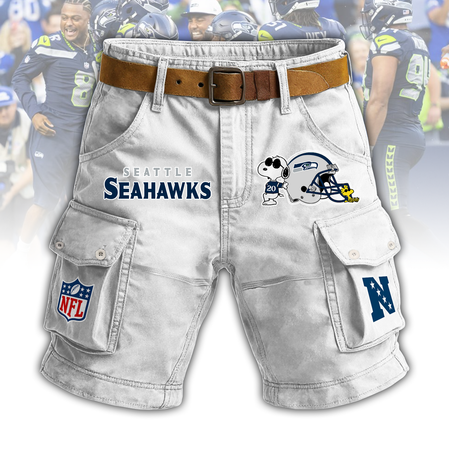 SEA x NFL Man Shorts